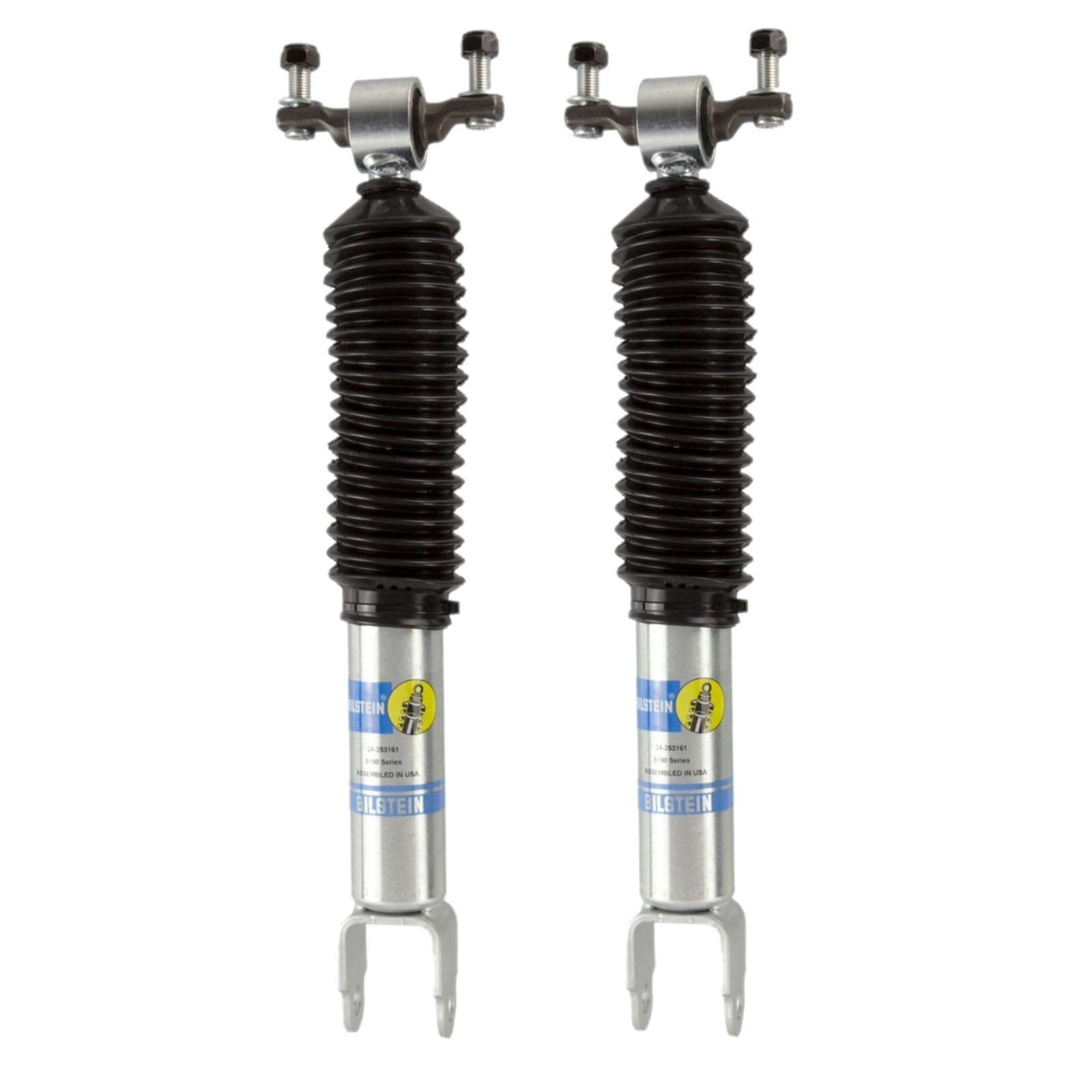 Bilstein 24-196468 24-253161 Set Of Front & Rear Monotube Shocks Fits 2011 2024 Silverado Sierra 2500 3500 Hd With 1.5'' Front L