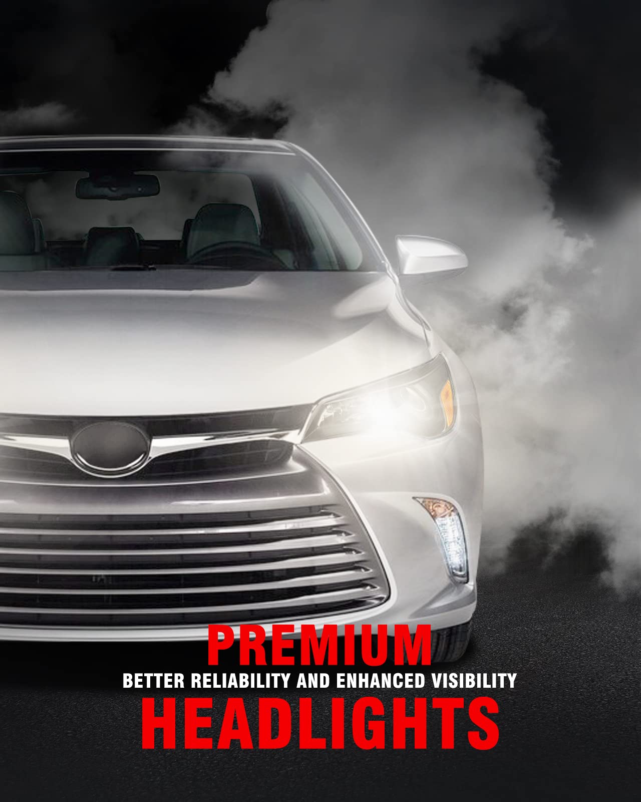 Adcarlights 2015 2016 2017 Camry Headlight Assembly Headlights For 2015-2017 Toyota Camry Headlamp Replacement Left And Right -