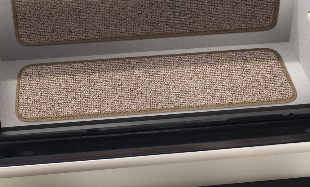 Prest-O-Fit 5-1088 Decorian Step Huggers For Rv Landings Sandstone Beige 8 In. X 23.5 In.