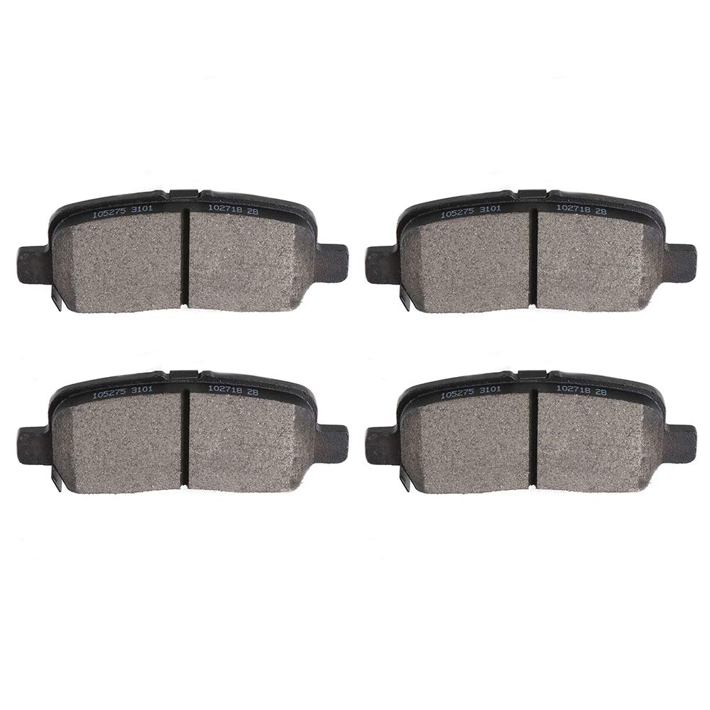 Cciyu D999 Ceramic Rear Brake Pad Set Fit For 05-09 For Buick Allure,05-09 For Buick Lacrosse,11-13 For Chevrolet Impala,14-16 F