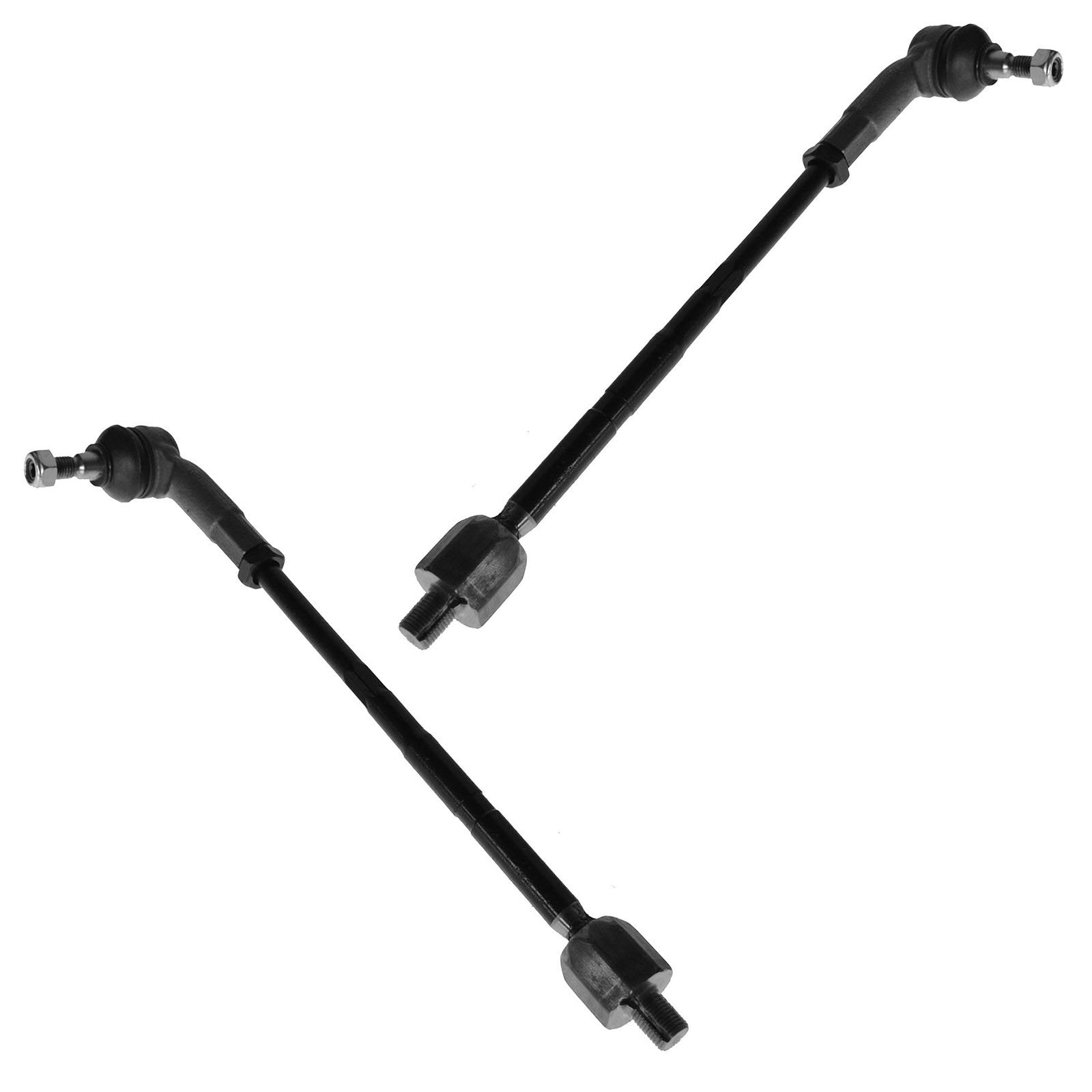 TRQ Front Inner and Outer Tie Rod Set Compatible with 1998-2010 Volkswagen Beetle 1999-2006 Golf 1999-2005 Jetta