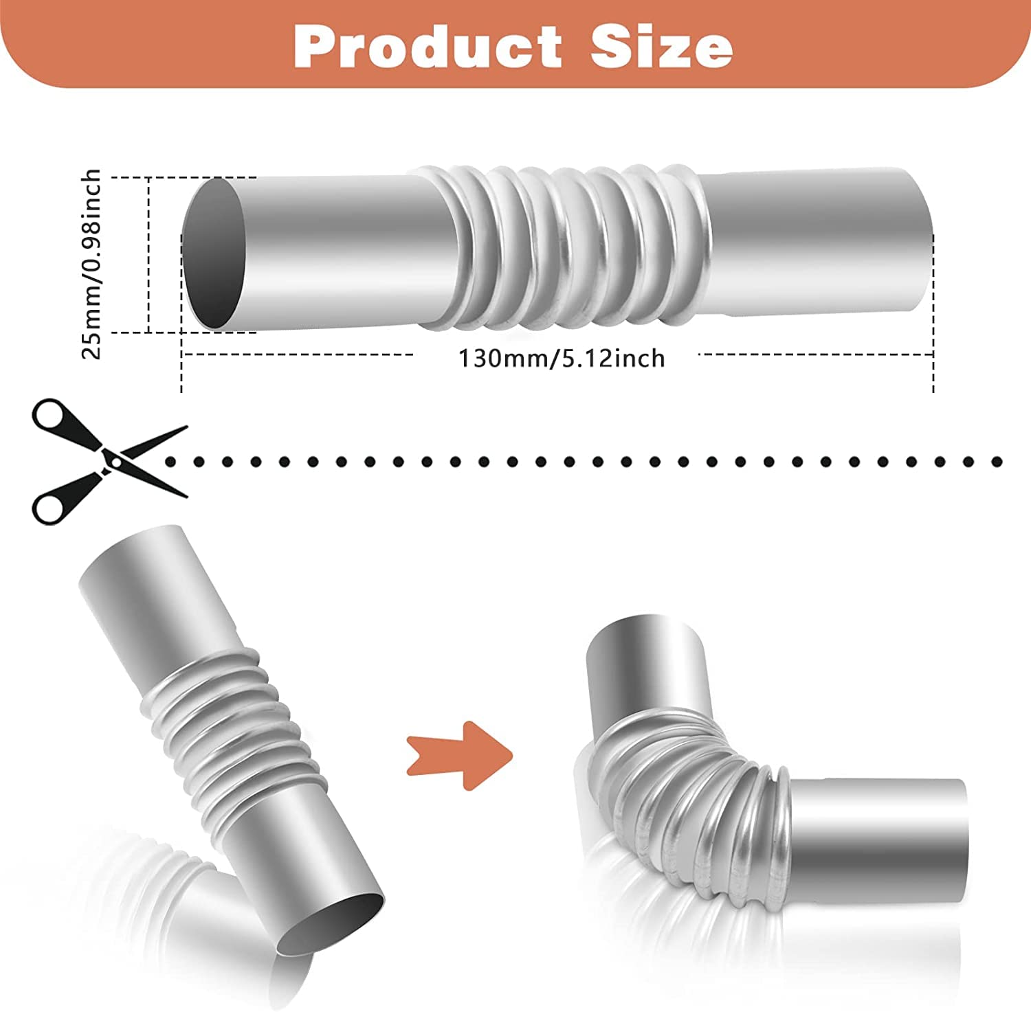 25Mm Air Parking Heater Exhaust Pipe Tube Elbow Connector Stainless Steel Windproof Cap Gas Water Heater With 2 Connector For Diesel Boat Heater