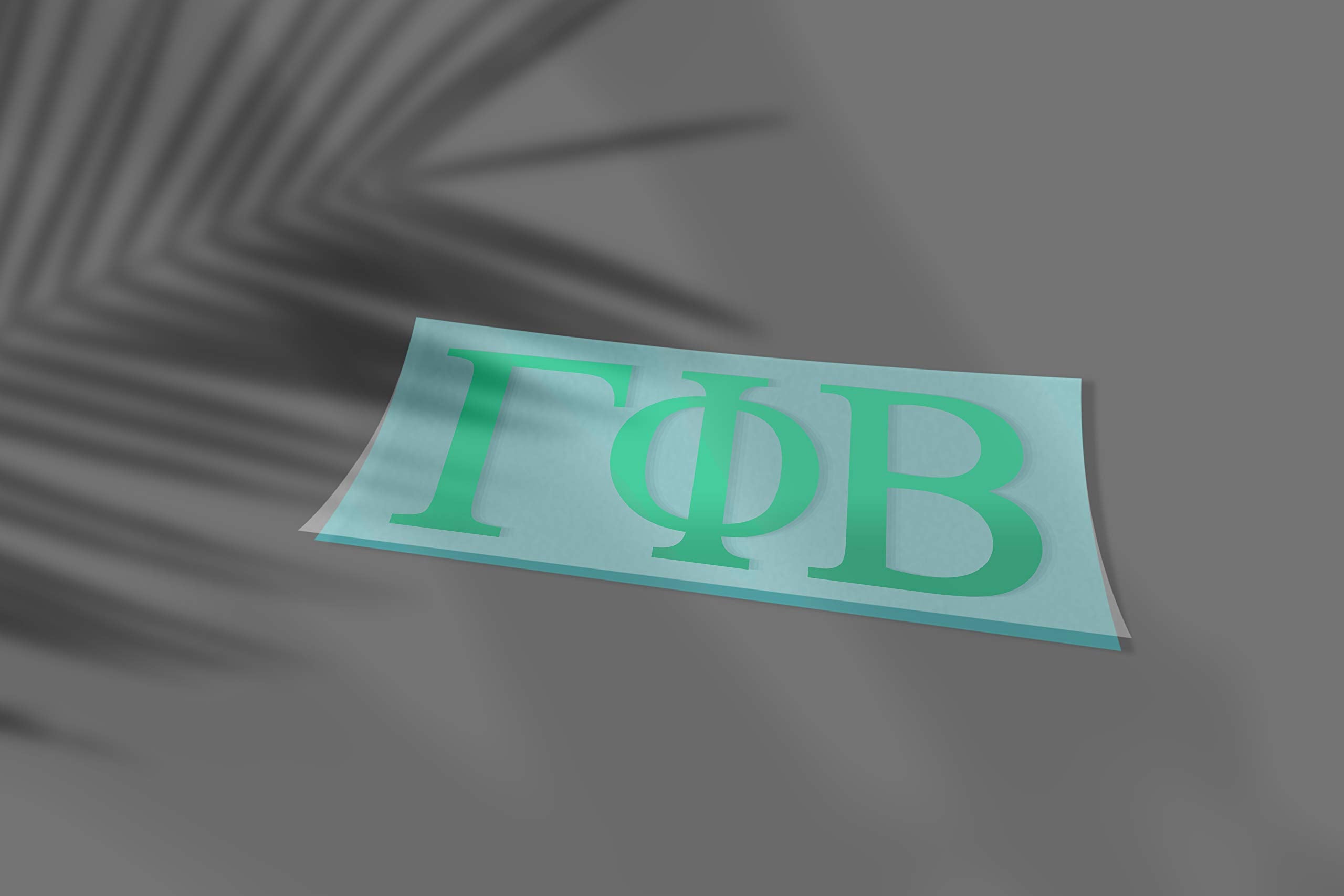 Pro-Graphx Gamma Phi Beta Greek Sorority Sticker Decal, 2.5 Inches Tall, Mint