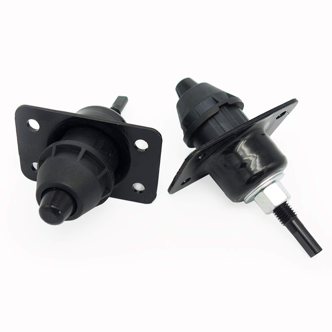 Koxuyim Hood Release Set (4 Pcs) Upper & Lower Latches, Fit For Volvo Truck Vn Vnl(#20498998) (#20565619) (#8074938) Black