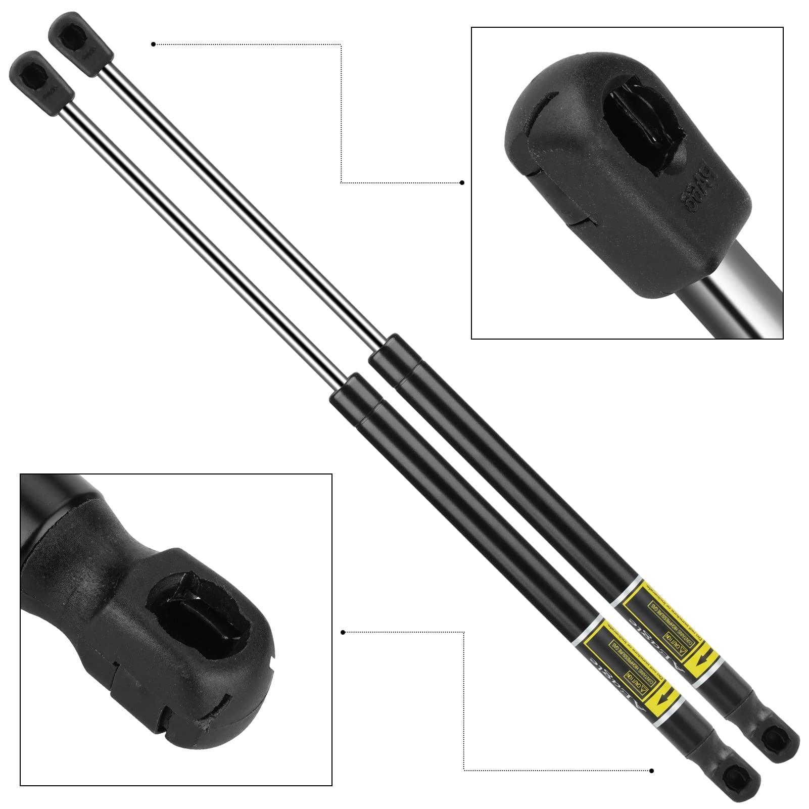 Hood Lift Supports Struts Shocks for Honda Accord Crosstour 2010 2011, Crosstour 2012-2015, 74145-TP6-A01 74145-TP6-A02 SG326021