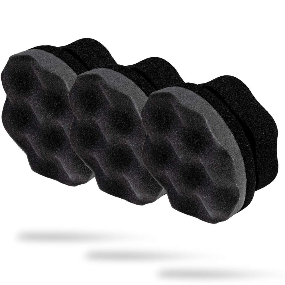 Adam 'S Polishes Pro Tire Hex Grip Applicator (3 Pack) - Tire Shine Car Detailing Foam Sponge Tool|Car Cleaning Supplies After C