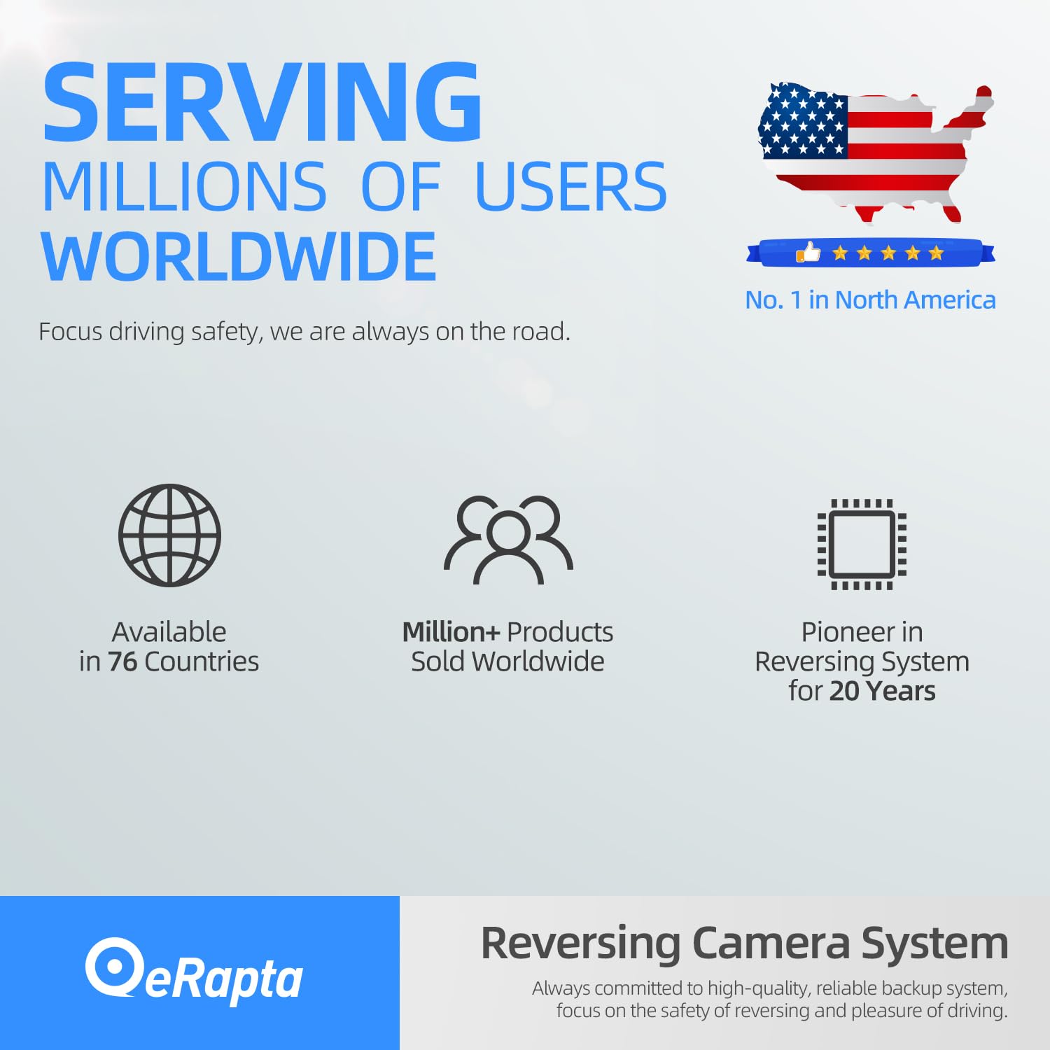 Erapta Hd 1080P Backup Camera,Ahd Compatible,License Plate Rear View Camera For Car,Metal Housing,Ip69 Waterproof Rearview Unive