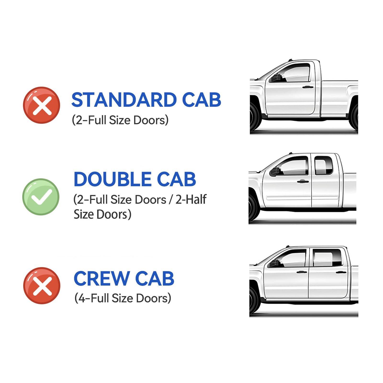 Window Visors Rain Guards for 2007-2021 Toyota Tundra Extended Cabs, Out-Channel Window Vent Wind Deflectors Visors Shades for 0