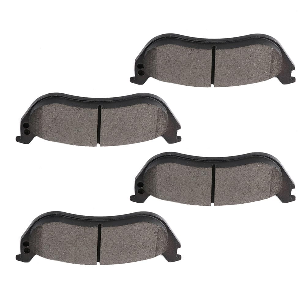 Automuto 4Pcs Rear Semi-Metallic Disc Brake Pads Set D1109 For Ford For Explorer 2002-2005,For Mercury Mountaineer 2002-2005
