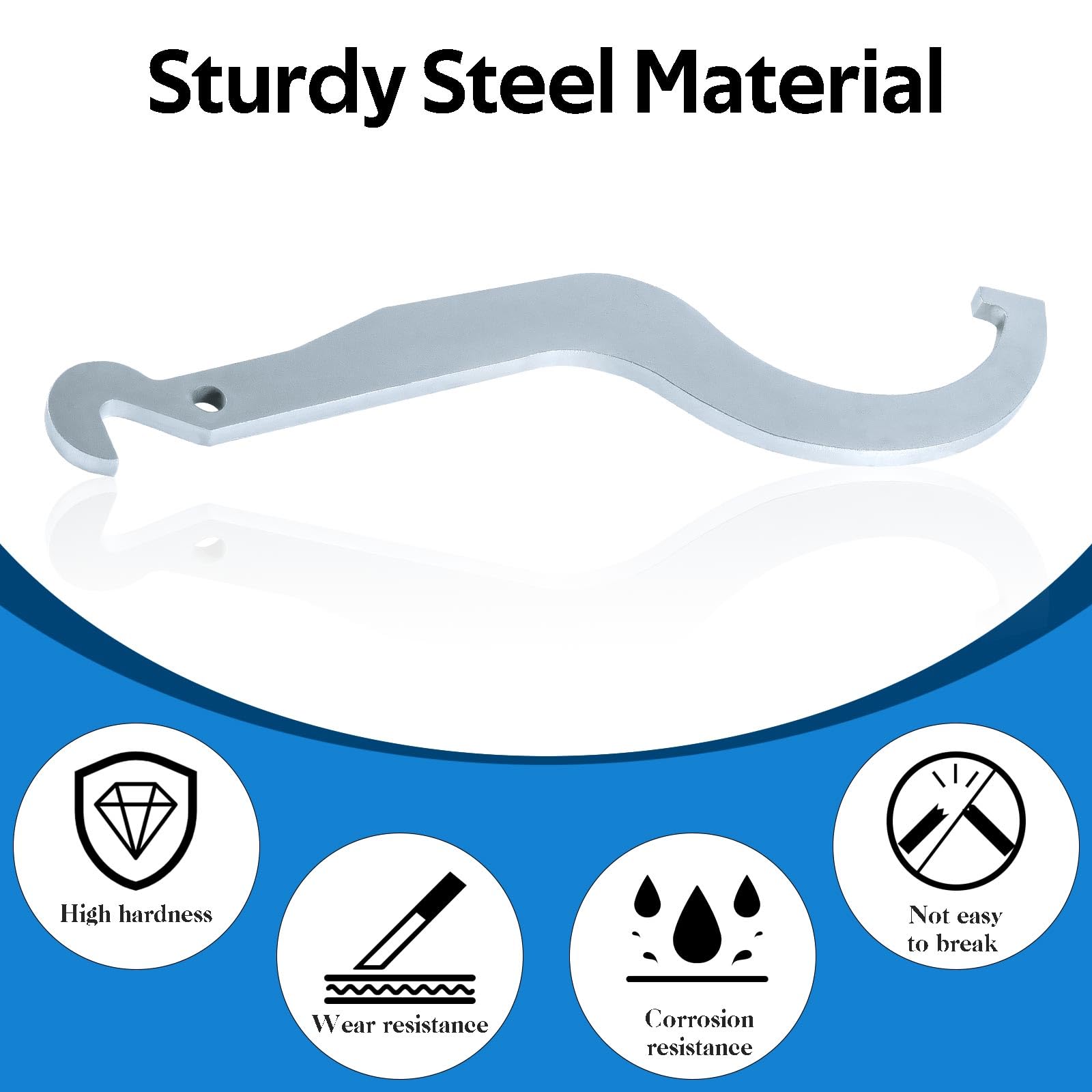 Shock Absorber Spanner/Drive Clutch Spanner Span Spreader Wrench Tool Compatible With Polaris Atv Xp 550 Rzr General 1000 Sportsman 550 Replace#:2877408 2877408-329