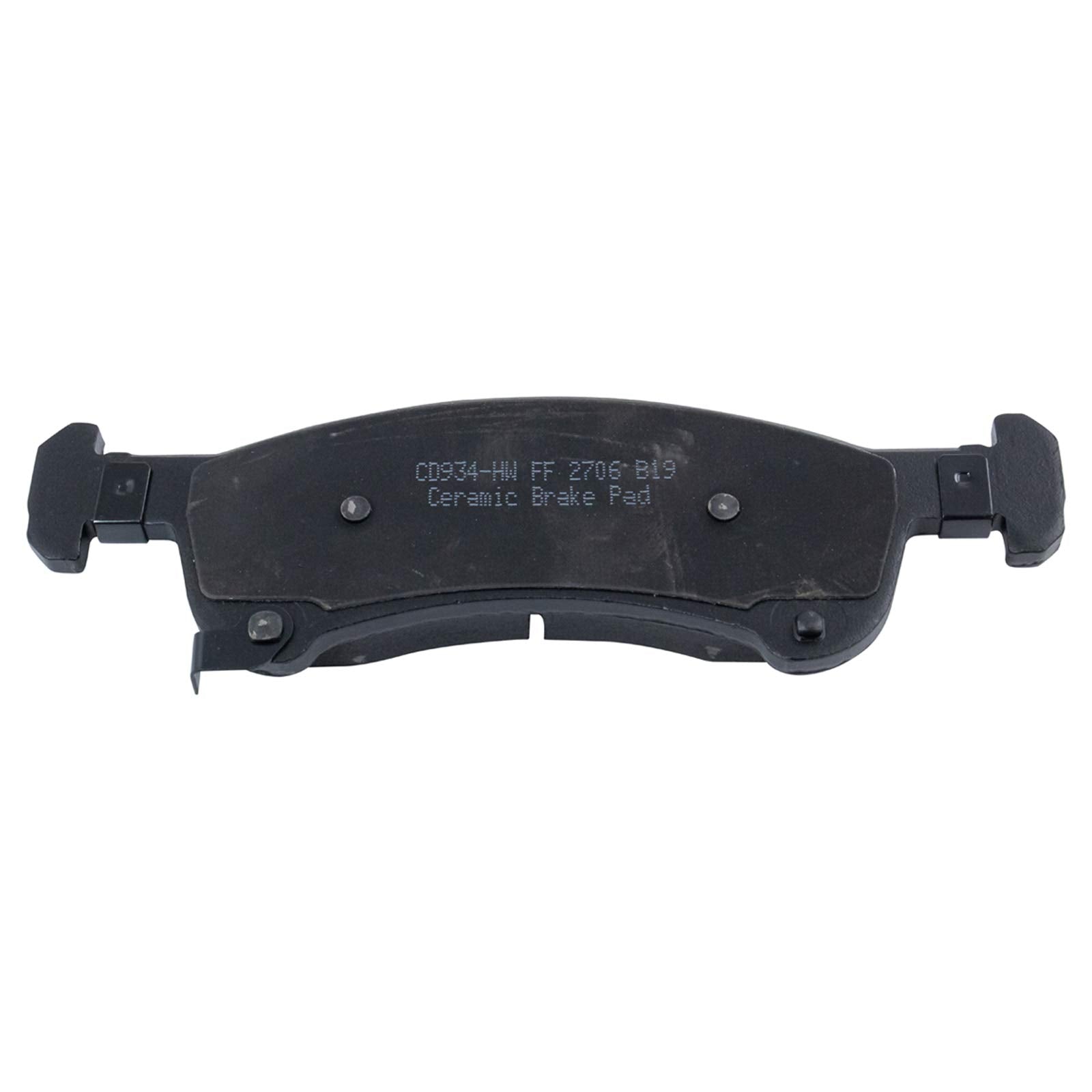 TRQ Front Brake Pads Ceramic Compatible with 2003-2006 Ford Expedition Lincoln Navigator