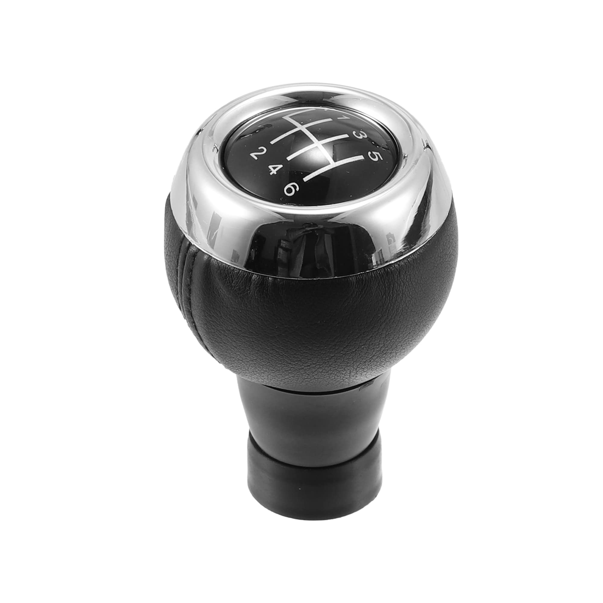 X AUTOHAUX Car Manual Gear Stick Shift Knob 6 Gear for Mini Cooper R55 R56 R57 R58 R59 R61 Car Shift Head Faux Leather