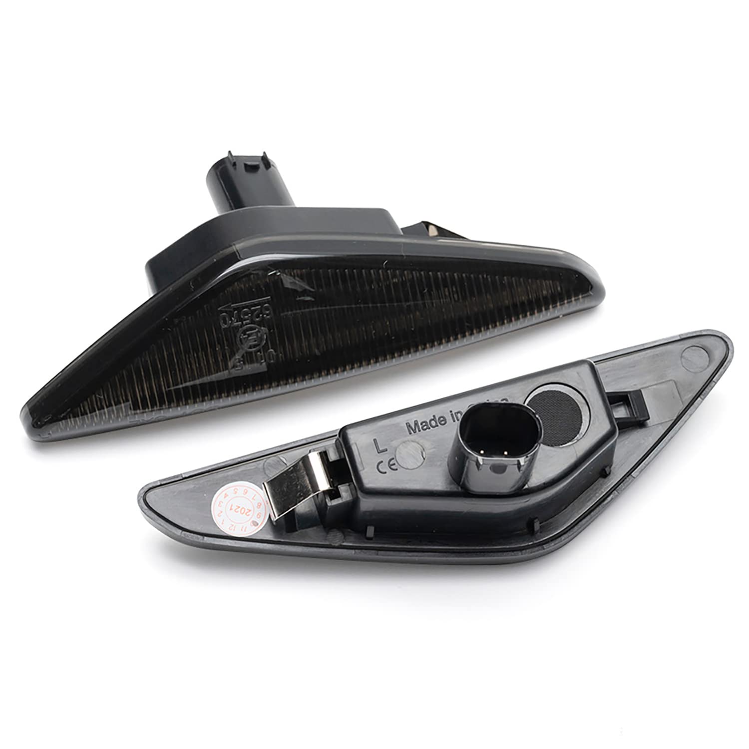 Nslumo Sequential Amber Led Side Marker Lights For 2004-2006 B'Mw E46 Lci 325Ci 330Ci Coupe Convertible Front Fender Turn Signal