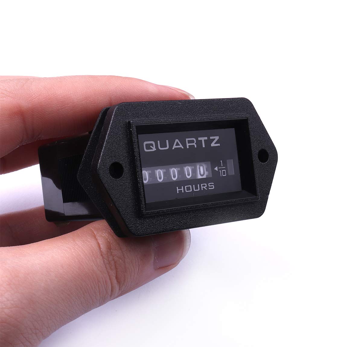 Atoplee Mechanical Hour Meter 12V To 36V Truck Tractor Diesel Outboard Engine Hour Meter Rectangular