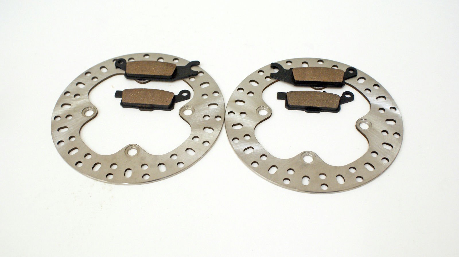 2007 2008 2009 2010 fits Yamaha 700 Grizzly YFM700 Rear Brake Pads and Brake Rotors