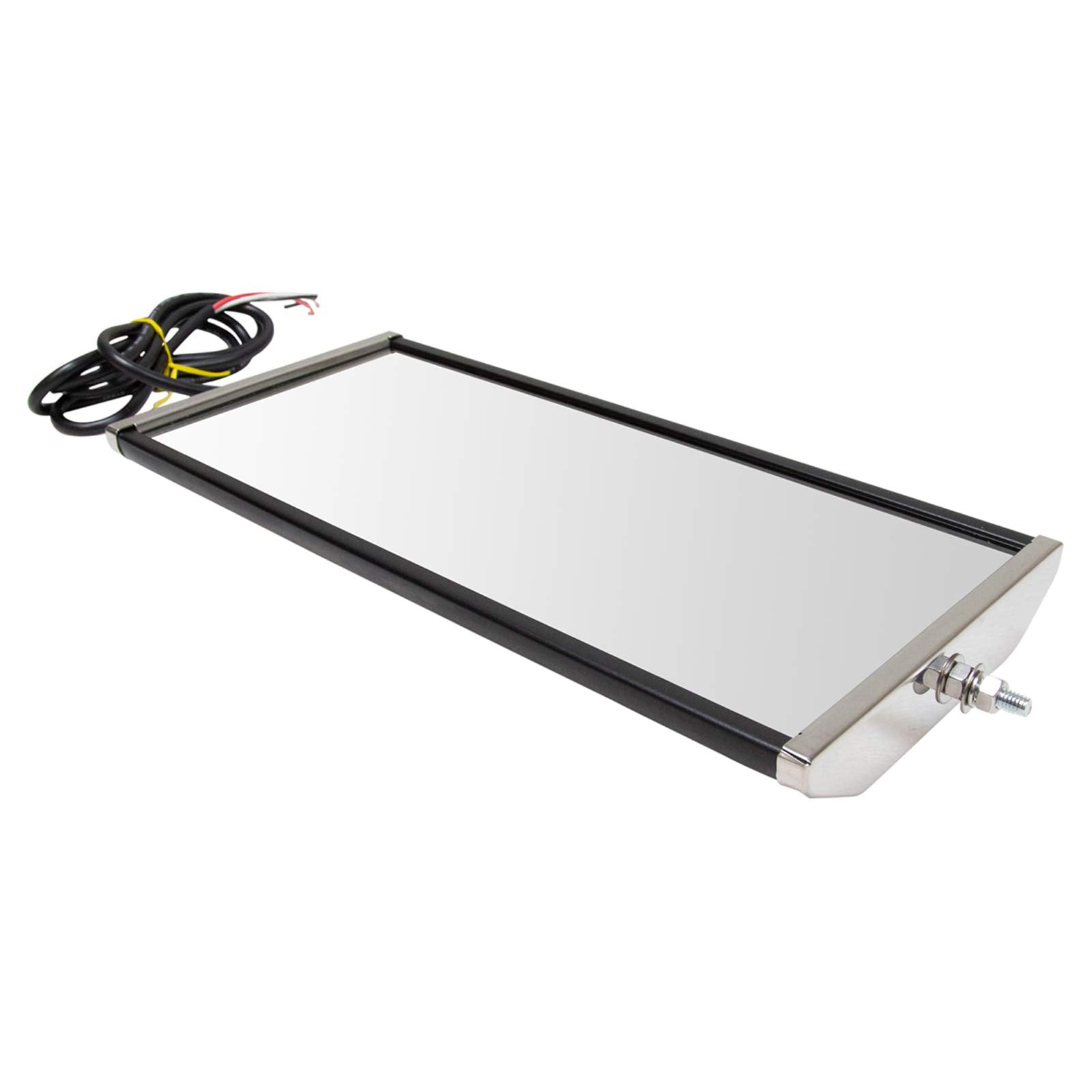 Trq West Coast Mirror Signal Heat 16X7 Stainless Steel Lh Or Rh For Hd Truck