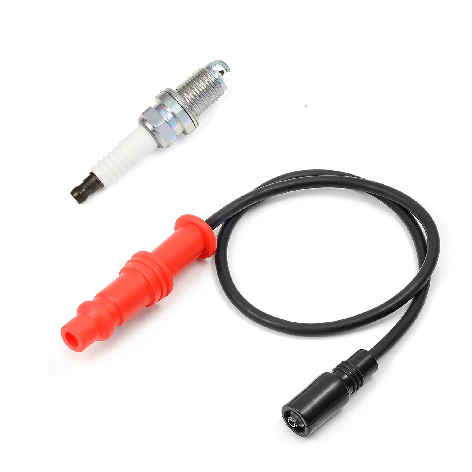 Ignition Coil Spark Plug Wire & Cap & Spark Plug For Polaris Ranger 500 2008-2013 Ranger Crew 500 2011-2016 Sportsman 500 2008-2013 Oem 4011690