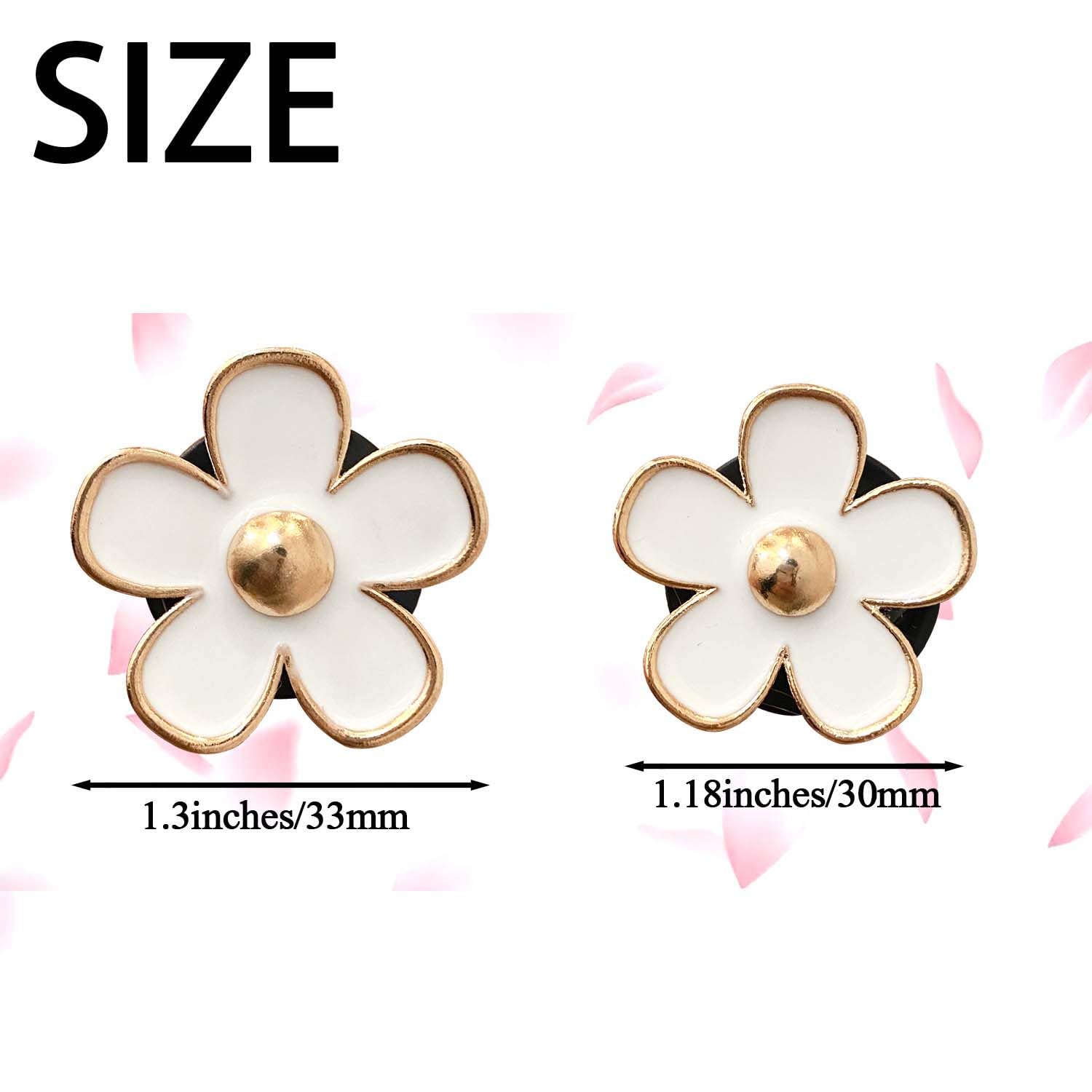 6 Pcs Daisy Flower Air Vent Clip Air Conditioning Outlet Clip Car Air Freshener Clip Car Interior Decor Charm Colorful Car Inter