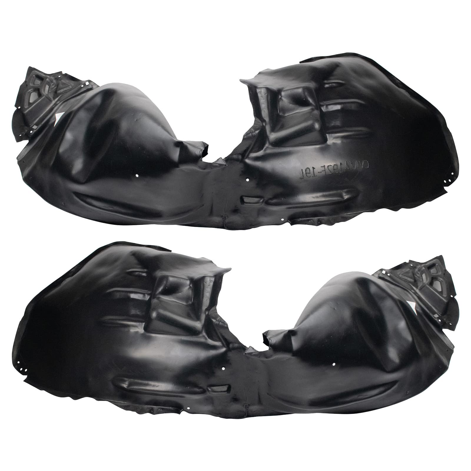 Trq Front Inner Fender Liner Set Compatible With 2019-2023 Chevrolet Malibu Gm1248301 Gm1249301