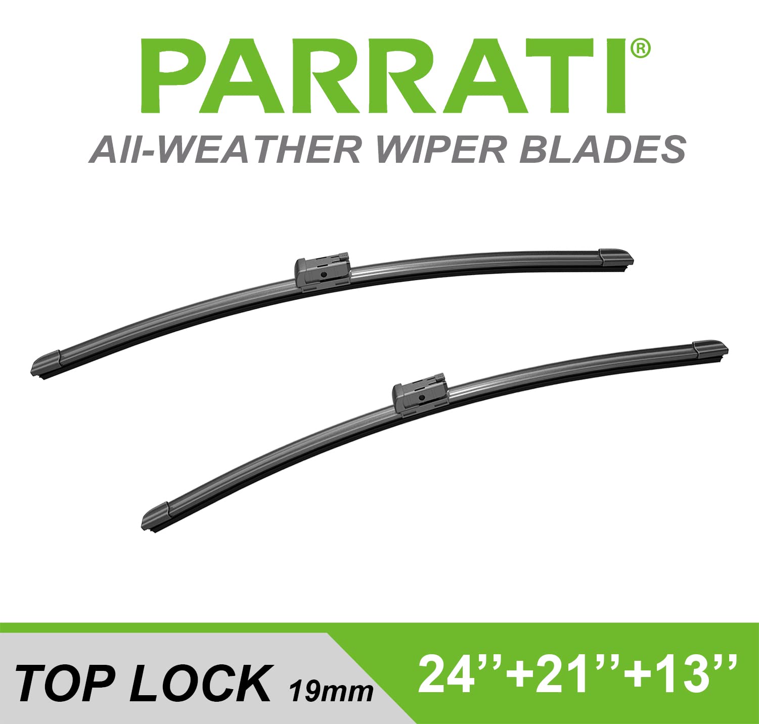 Parrati High Performance Premium All-Season Automotive Windshield Wipers With Rear Wiper Blades Replacement For 2009-2017 Chevro