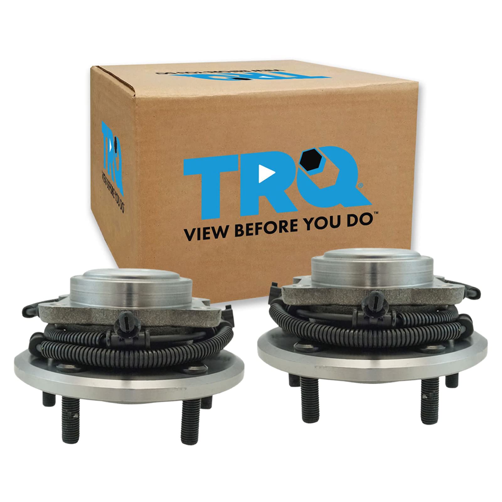 Trq Rear Wheel Hub Bearings Assembly Set Driver & Passenger Side Compatible With 2012-2016 Chrysler Town & Country 2012-2020 Dod