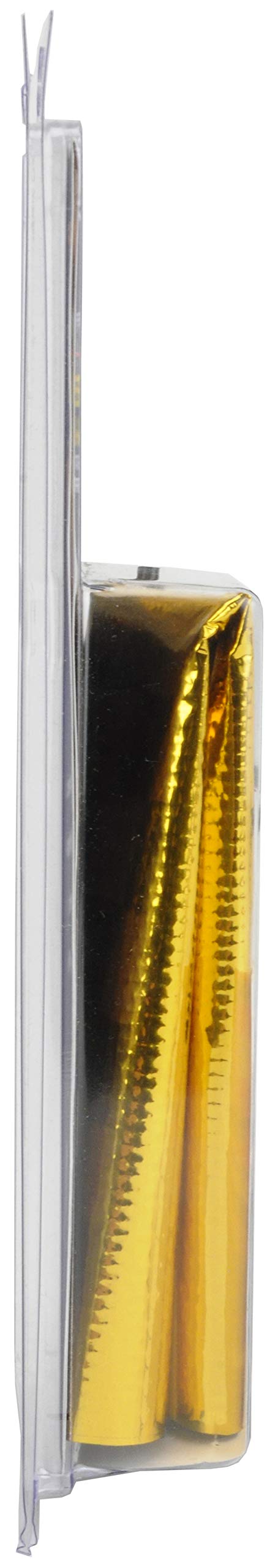 Design Engineering 010393 Reflect-A-Gold High-Temperature Heat Reflective Adhesive Backed Sheet, 24 X 24 Sheet