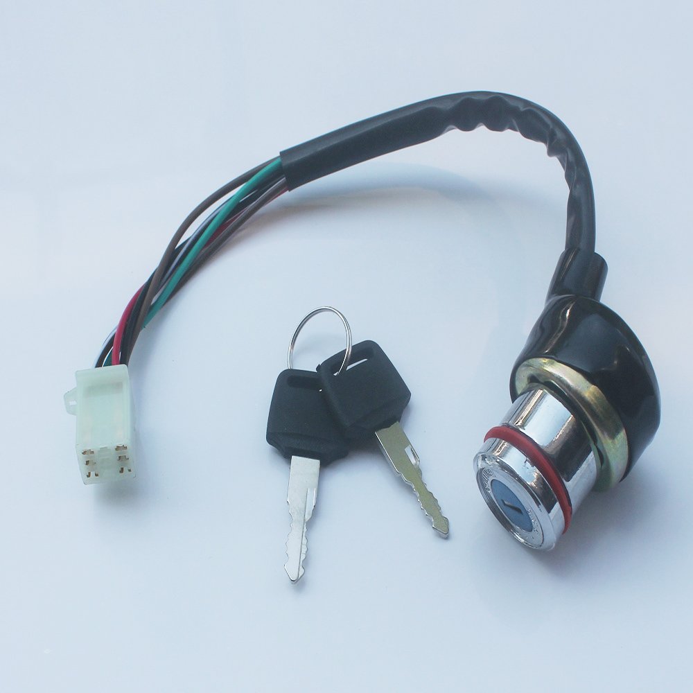 Kipa 6-Wires Key Ignition Switch For Kazuma Meerkat 50Cc Falcon 90Cc 110Cc 125Cc Redcat Atv Quad