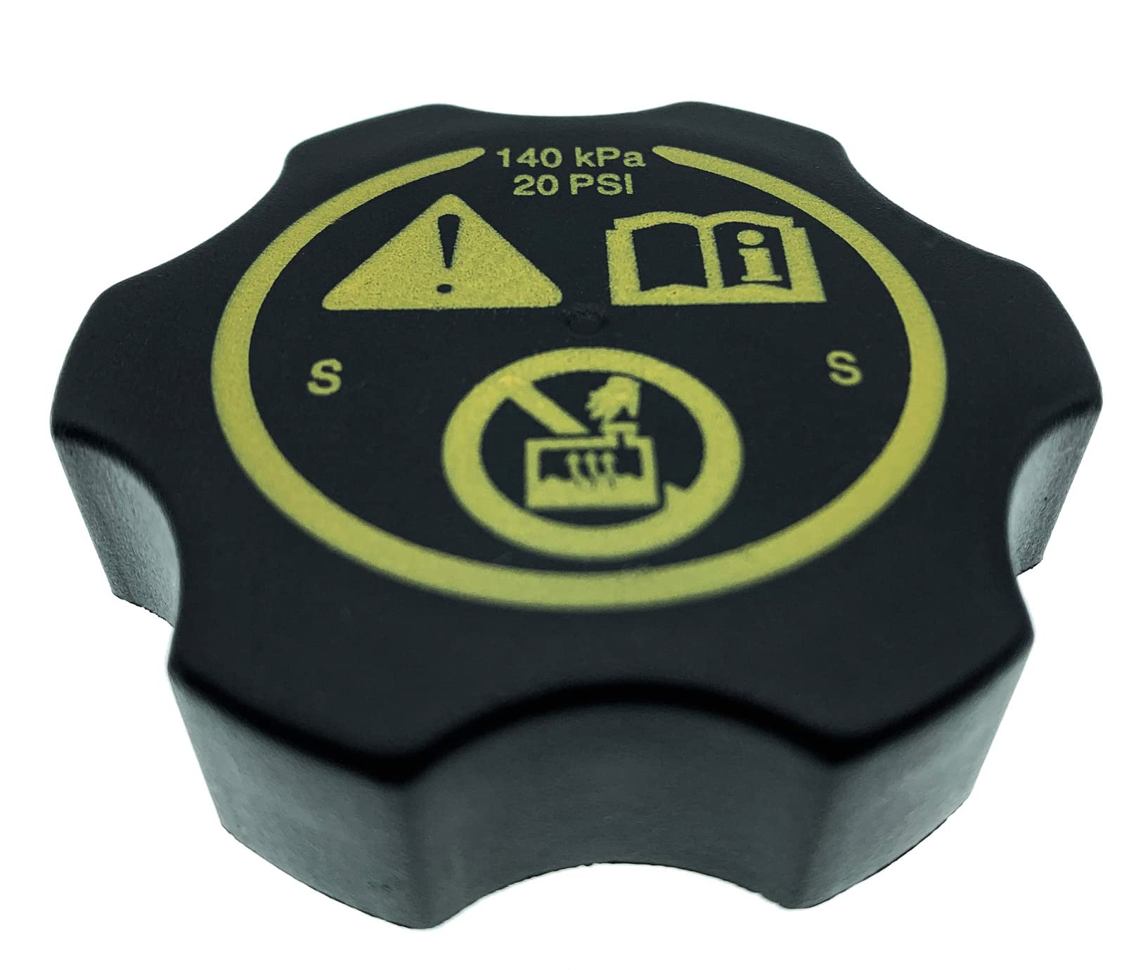 2000-2022 Universal Coolant Reservoir Cap for Chevy GMC Buick Cadillac -Silverado 1500 2500 3500 Express Avalanche Suburban Capt