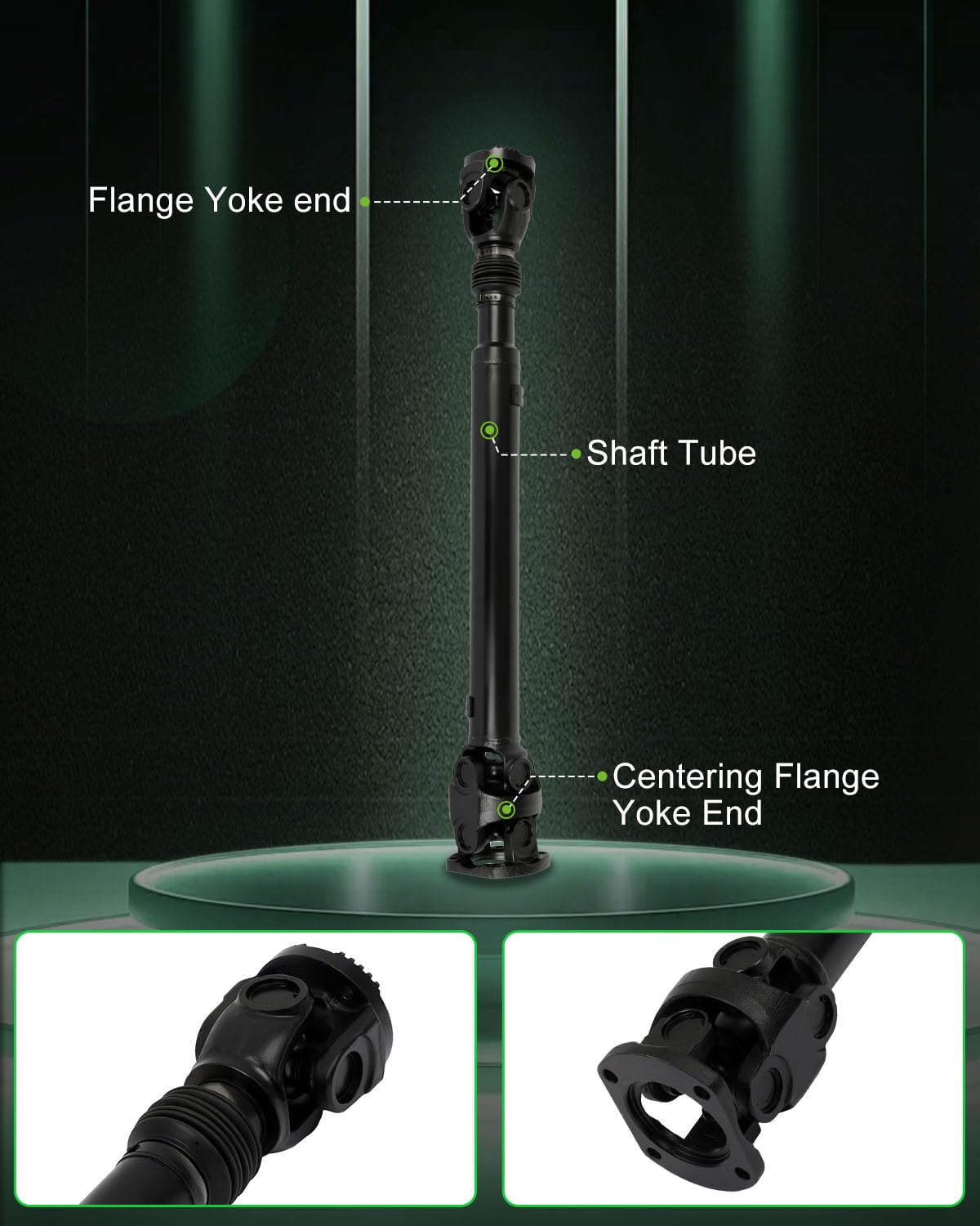 Scitoo 33.875'' Front Drive Shaft Assembly Propeller Shaft Compatible For Dodge Ram 2500 2003-2005,For Dodge Ram 3500 2003-2005