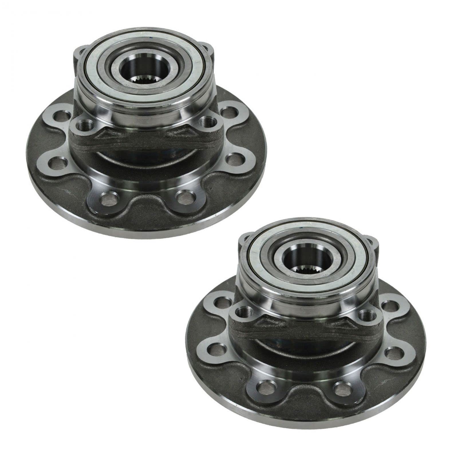 Trq Front Wheel Hub Bearings Assembly Set Compatible With 1994-1999 Dodge Ram 2500