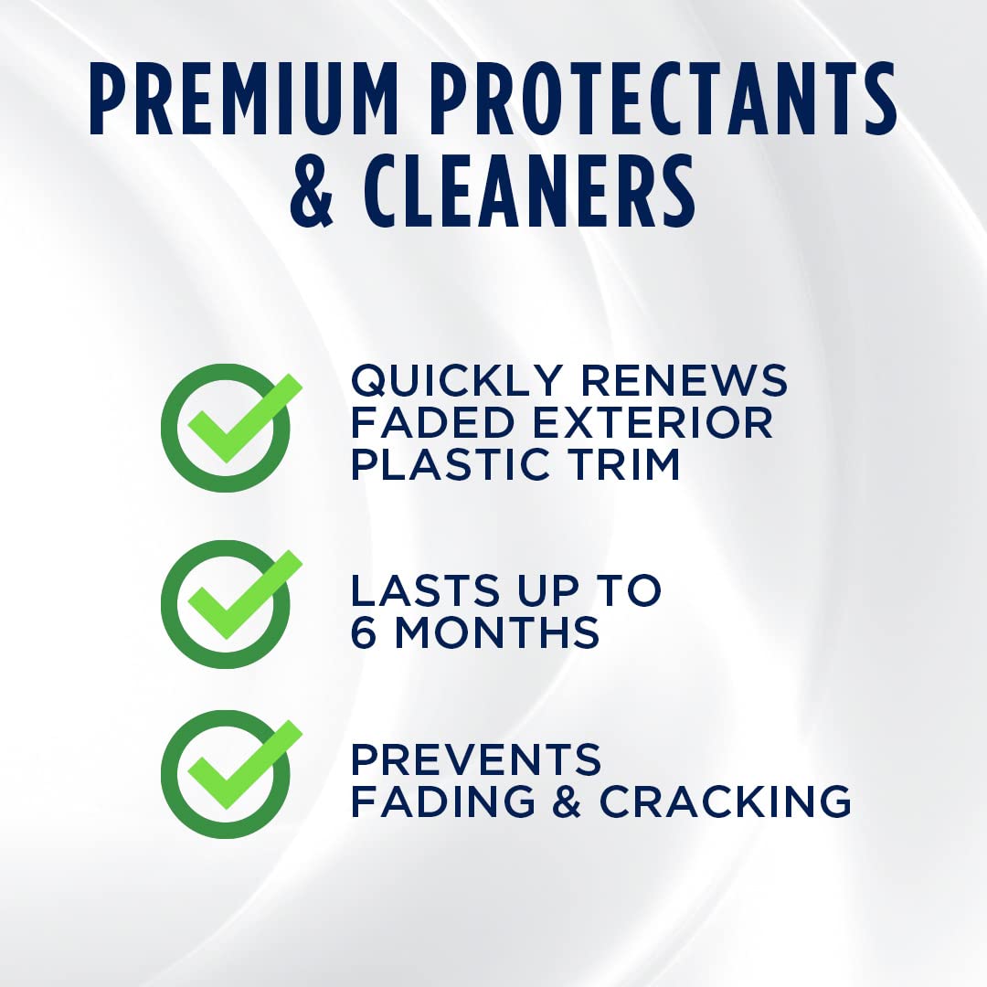 303 Products Graphene Trim Coating - Hydrophobic Graphene Coating - Uv Protectant Coating - 6 Months Of Protection - Darkens And Renews Plastic Trim - Non-Greasy - 8 Oz (30249)