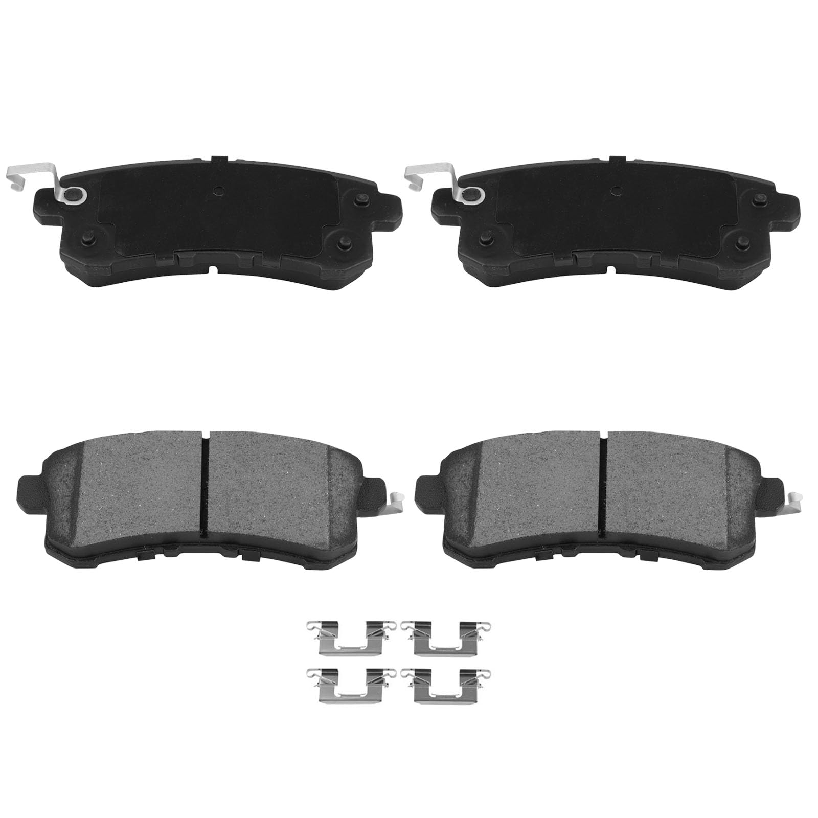 Automuto 4Pcs Rear Ceramic Disc Brake Pads Set D1510 For Infiniti Qx56 2011-2013,For Infiniti Qx80 2014-2017,For Nissan Armada 2