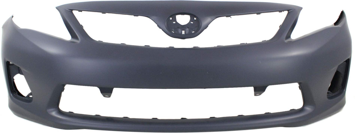 Garage-Pro Front Bumper Cover Compatible with Toyota Corolla 2011-2013, Base/CE/LE Models, North America Built Vehicles, Primed