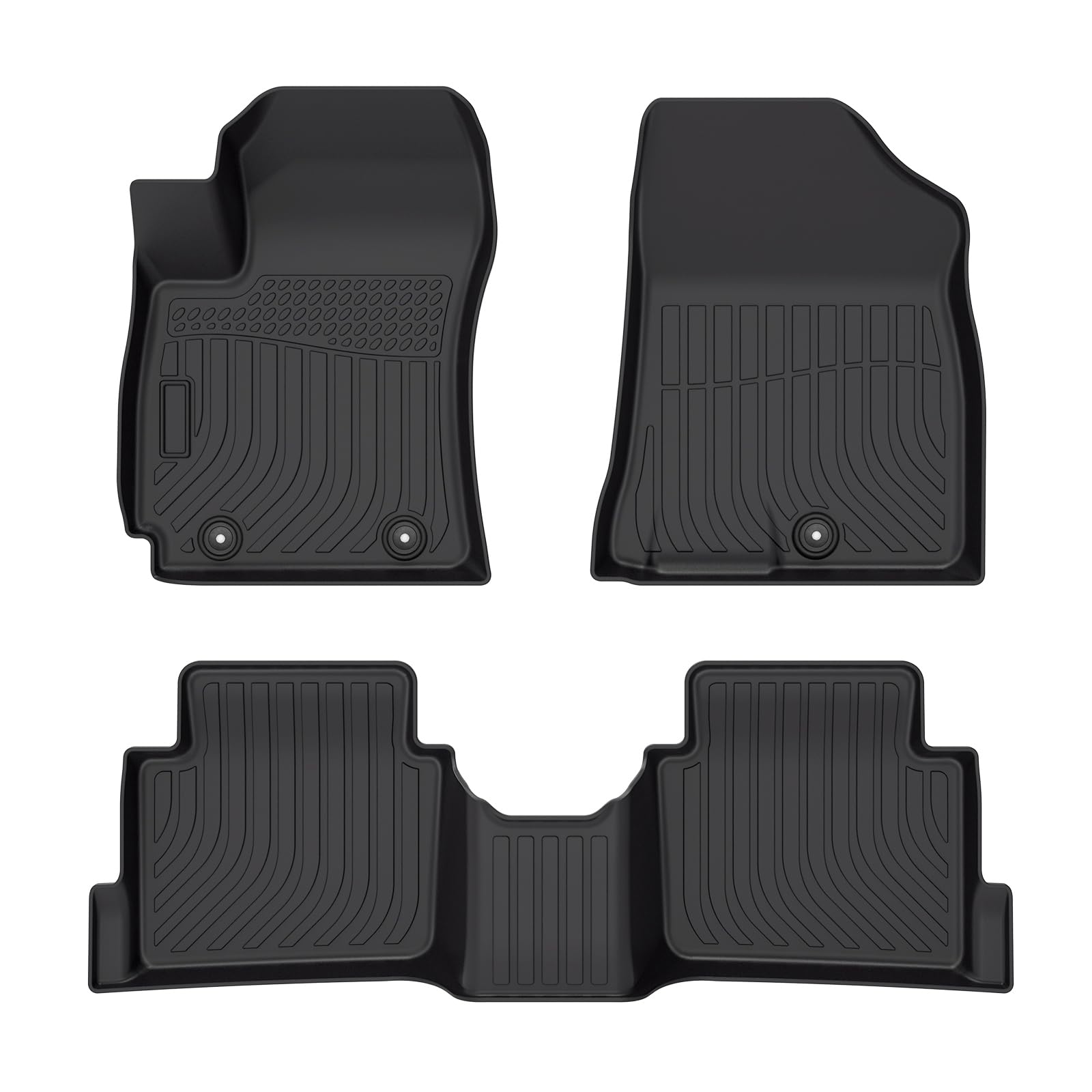 Cartist Floor Mats Compatible with Hyundai Kona 2024 2025 (No Electric Model) Accessories All Weather Floor Mat Heavy Duty TPE O