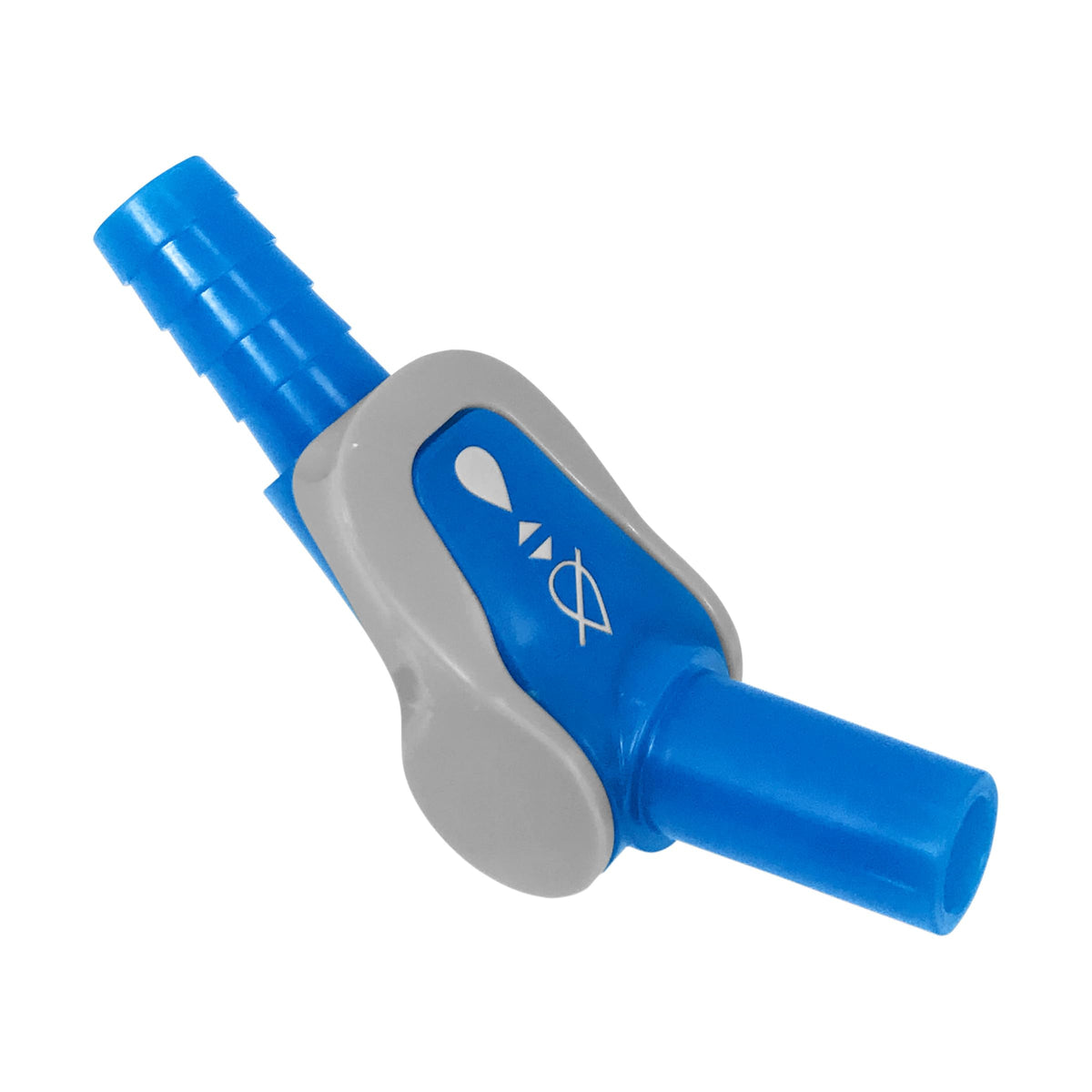 Camelbak Crux Reservior On/Off Valve - Grey/Blue - One Size