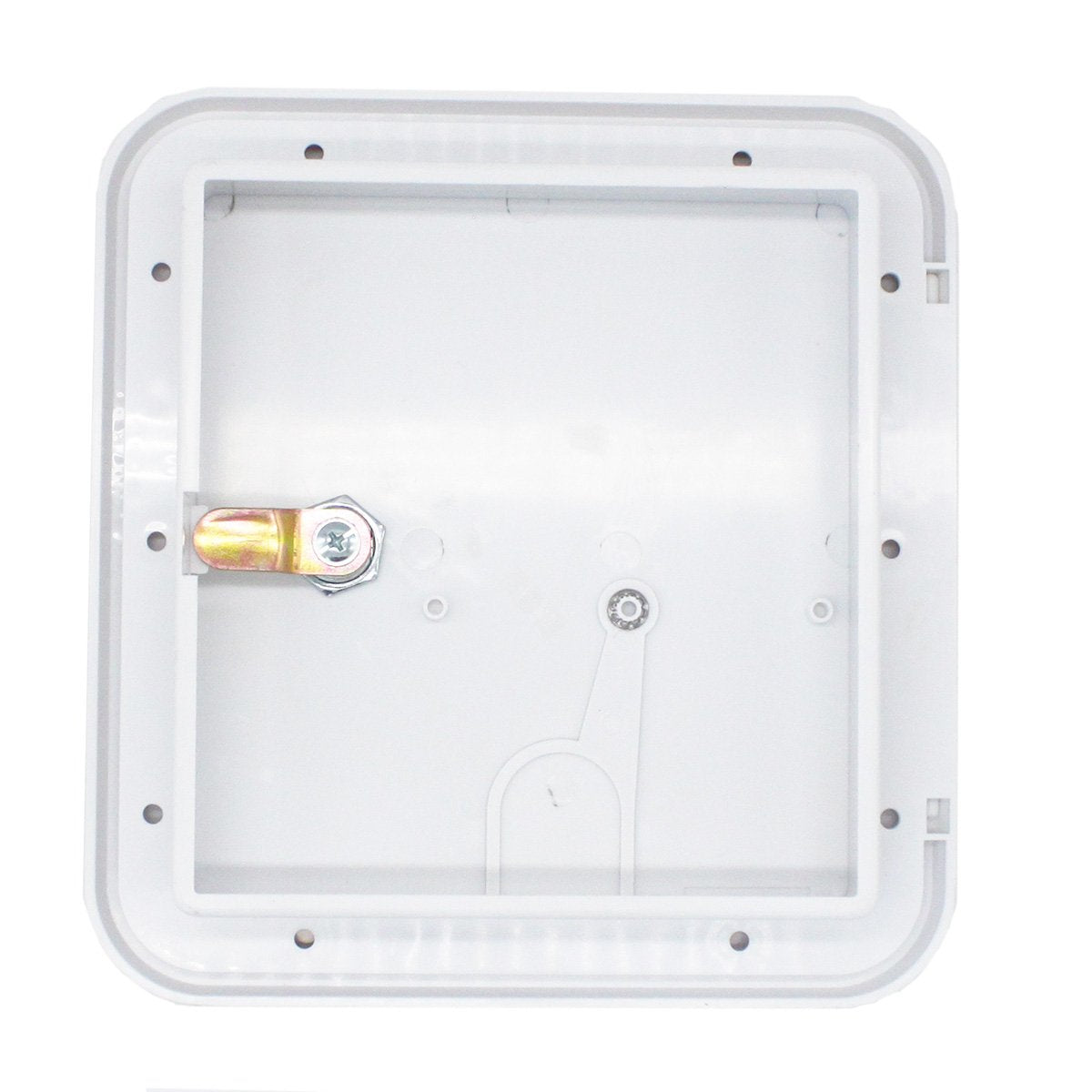 X-Haibei Rv Electric Power Cord Cable Hatch Cover Camper Trailer Hose Storage Door Compartment Lock 2 Keys W 6-1/4 Inch, H 6-3/4