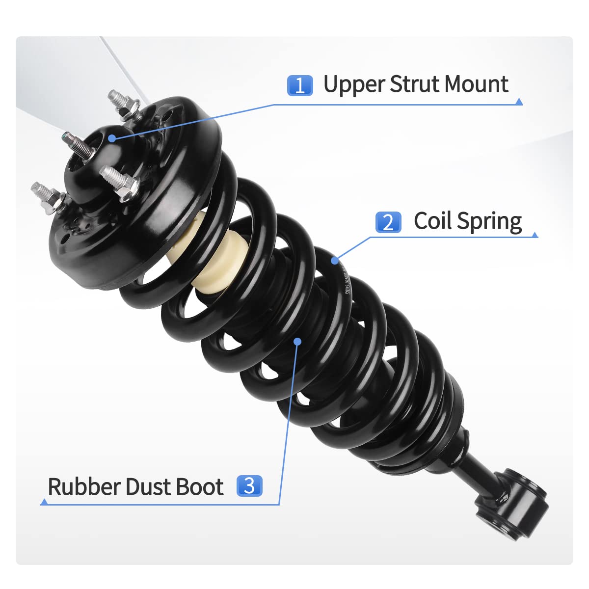 Yitamotor Front Complete Struts Shocks Suspension Compatible With 2004-2008 Ford F150 4Wd, 2006-2008 Lincoln Mark Lt 4Wd