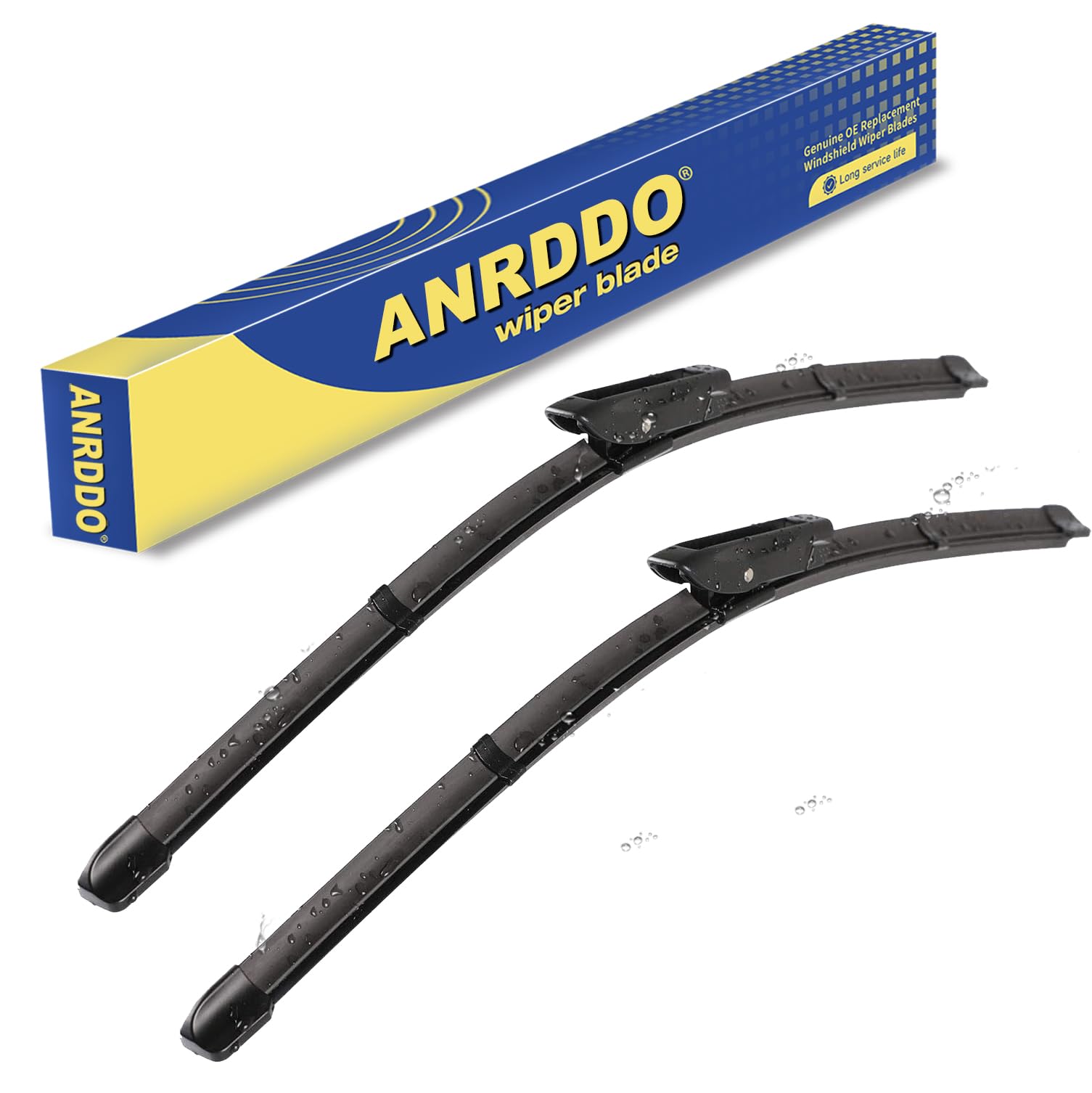 Anrddo Wipers Replacement For Mini Cooper R55 R56 R57 2013-2015 Windshield Wiper Blades 19''+18'' (Set Of 2) Not Fit J Hook