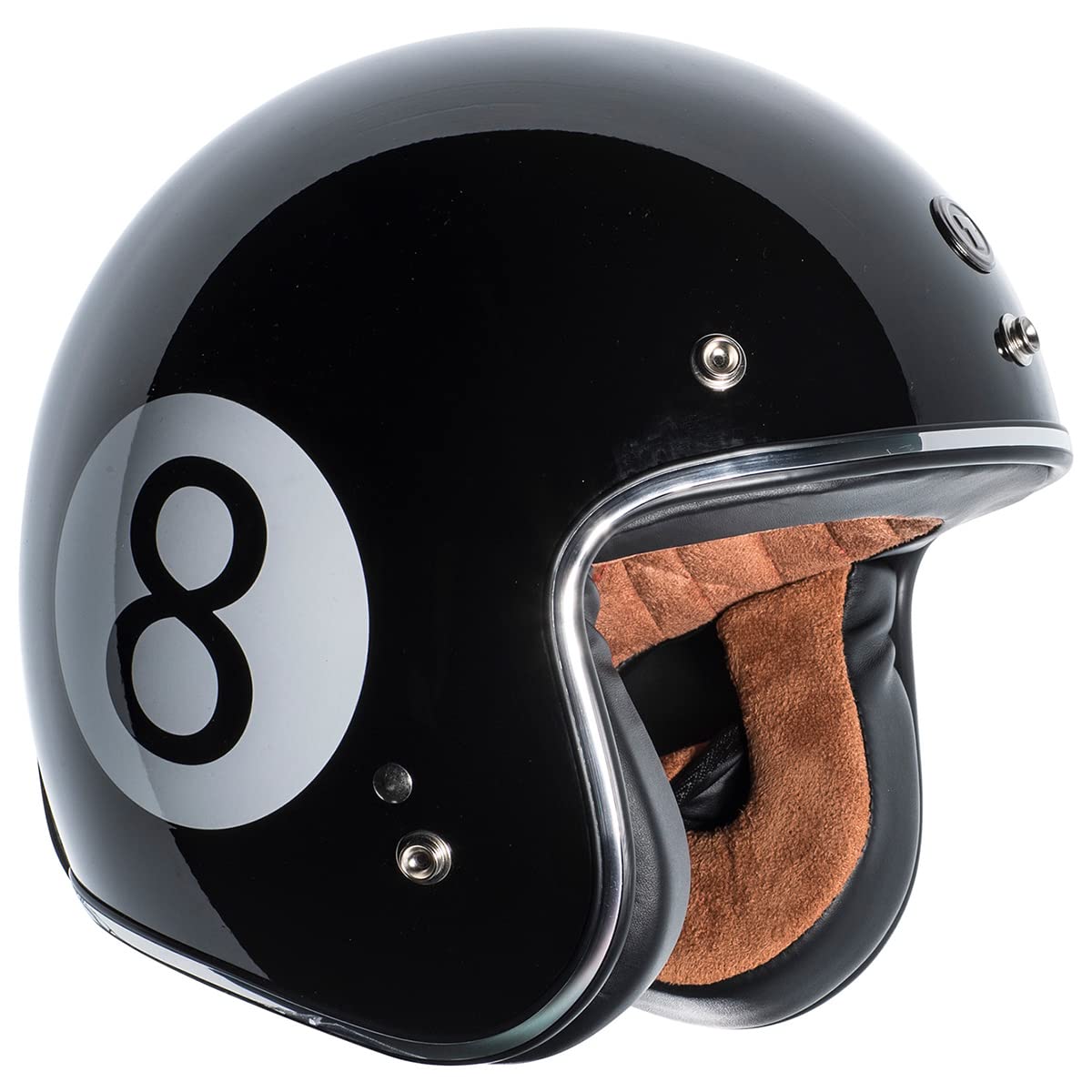 Torc (T50 Route 66) 3/4 Helmet With Baller Graphic (Black, X-Small)