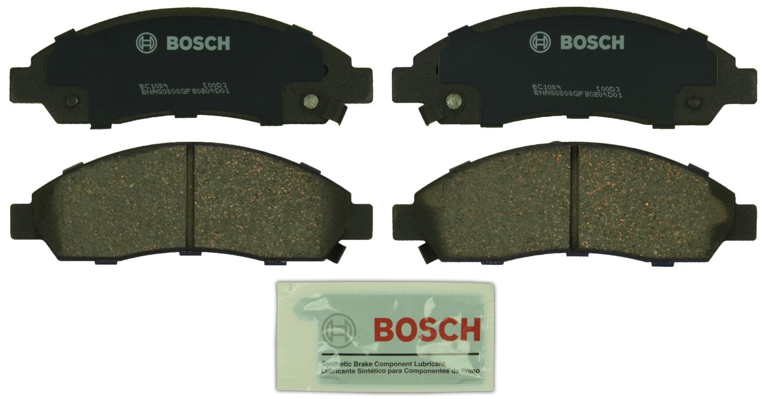BOSCH BC1039 QuietCast Premium Ceramic Disc Brake Pad Set - Compatible with Select Chevrolet Colorado; GMC Canyon; Isuzu i-280,