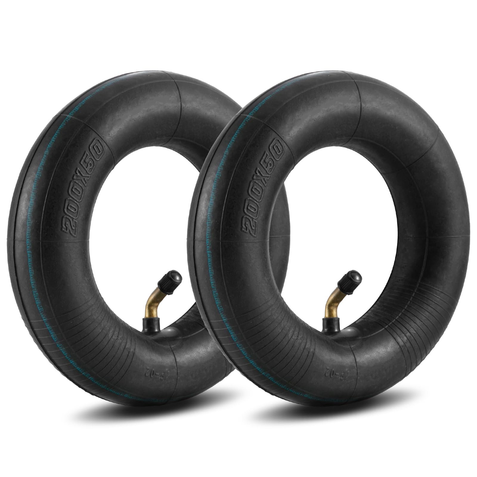 200X50'' Inner Tubes, 2 Pack Heavy Duty Replacement Electric Scooter Tire Inner Tube Compatible With Razor E100, E150, E200, Pow