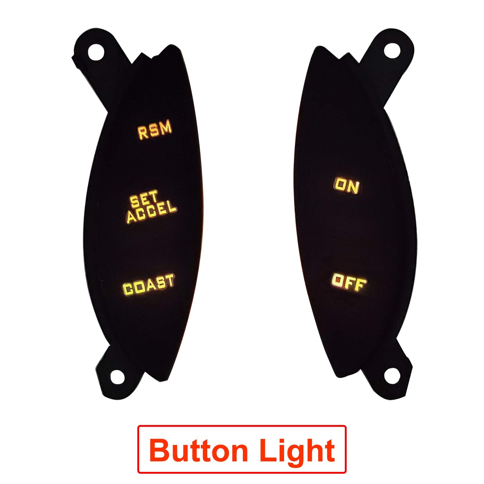 Basiker Steering Wheel Cruise Control Switch Button Fit For Ford Explorer & Ford Ranger Mercury Mazda Perfect Replacement Oem Sw-5928 F87Z9C888Bb F87A9D809Ba | Black 1998-2005