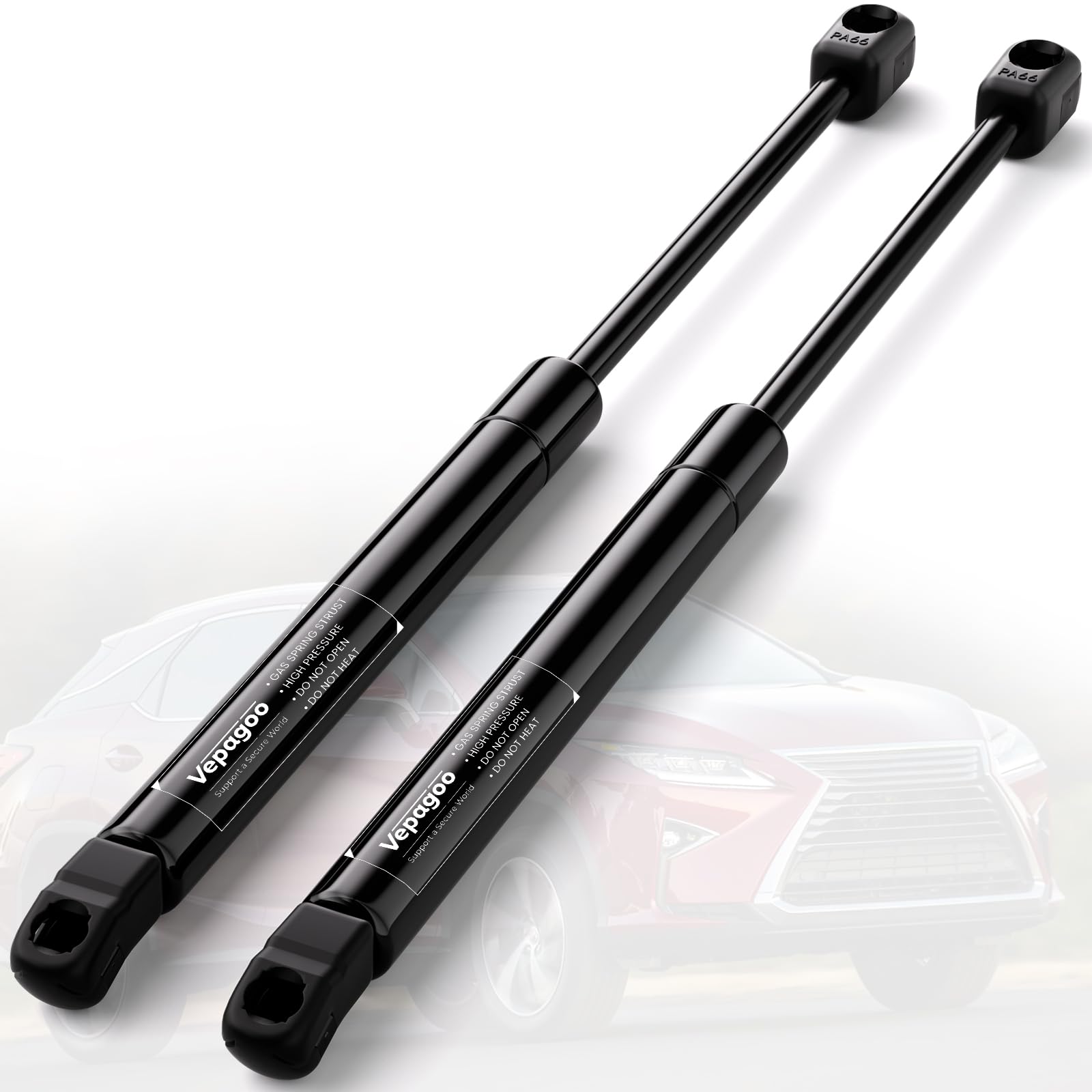 Vepagoo 6755 Front Hood Lift Supports Gas Shocks Struts Spring Compatible With 2010-2015 Lexus Rx350,2010-2015 Lexus Rx450H, Pm3