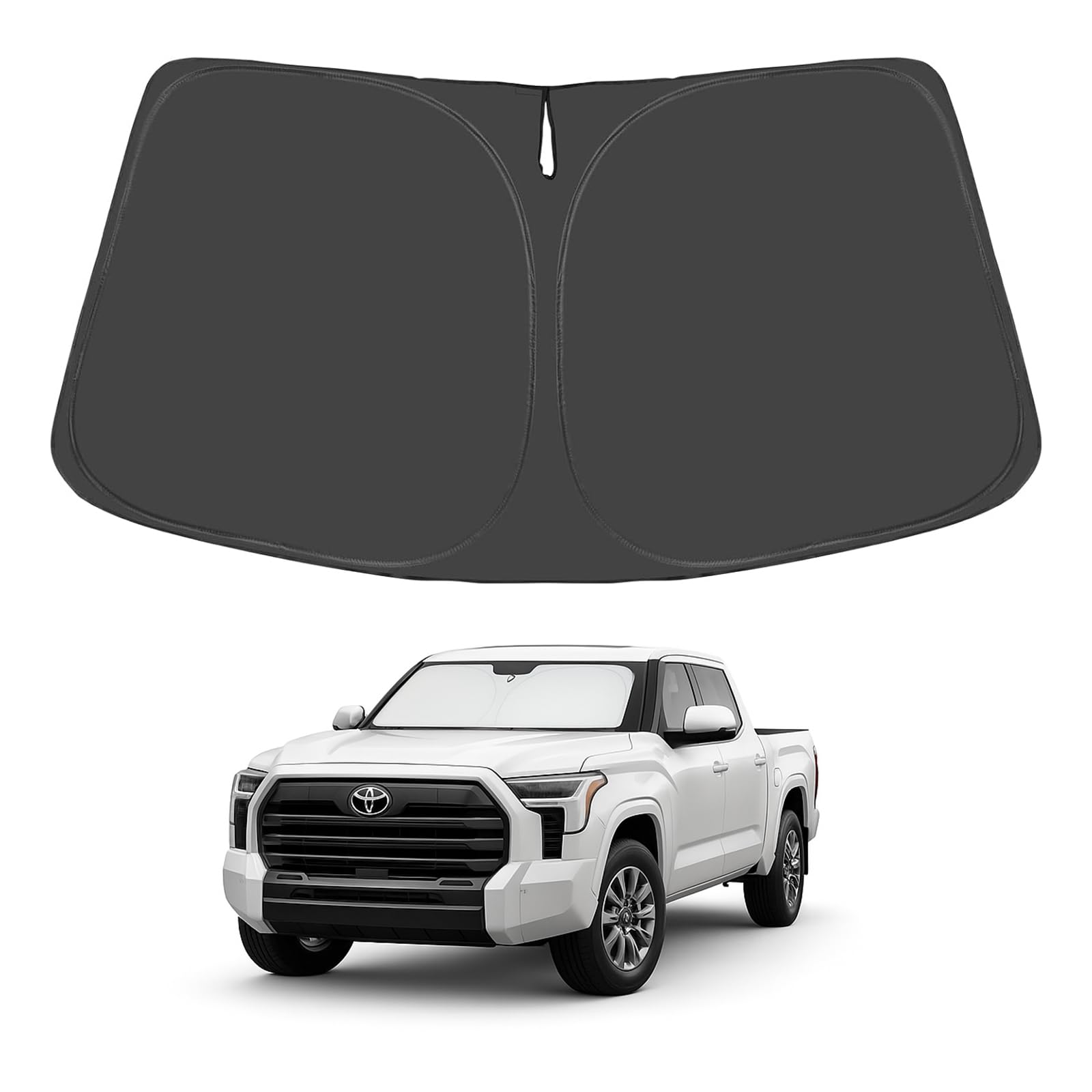 Proadsy Upgrade Windshield Sunshade Custom Fit Tundra 2025 2024 2023 2022 Limited Sr5 Platinum Trd Pro Pickup Block Sun Uv Shiel