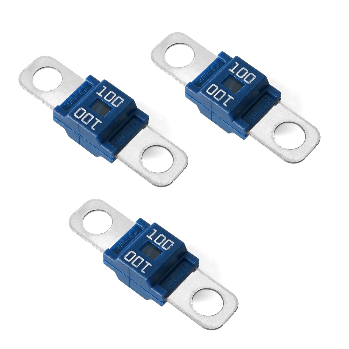 100A Ami/Midi High Current Fuse Bolt-On Fuse - 100 Amp For Cars, Trucks, Construction Vehicles, Buses, Caravans (30Pcs)