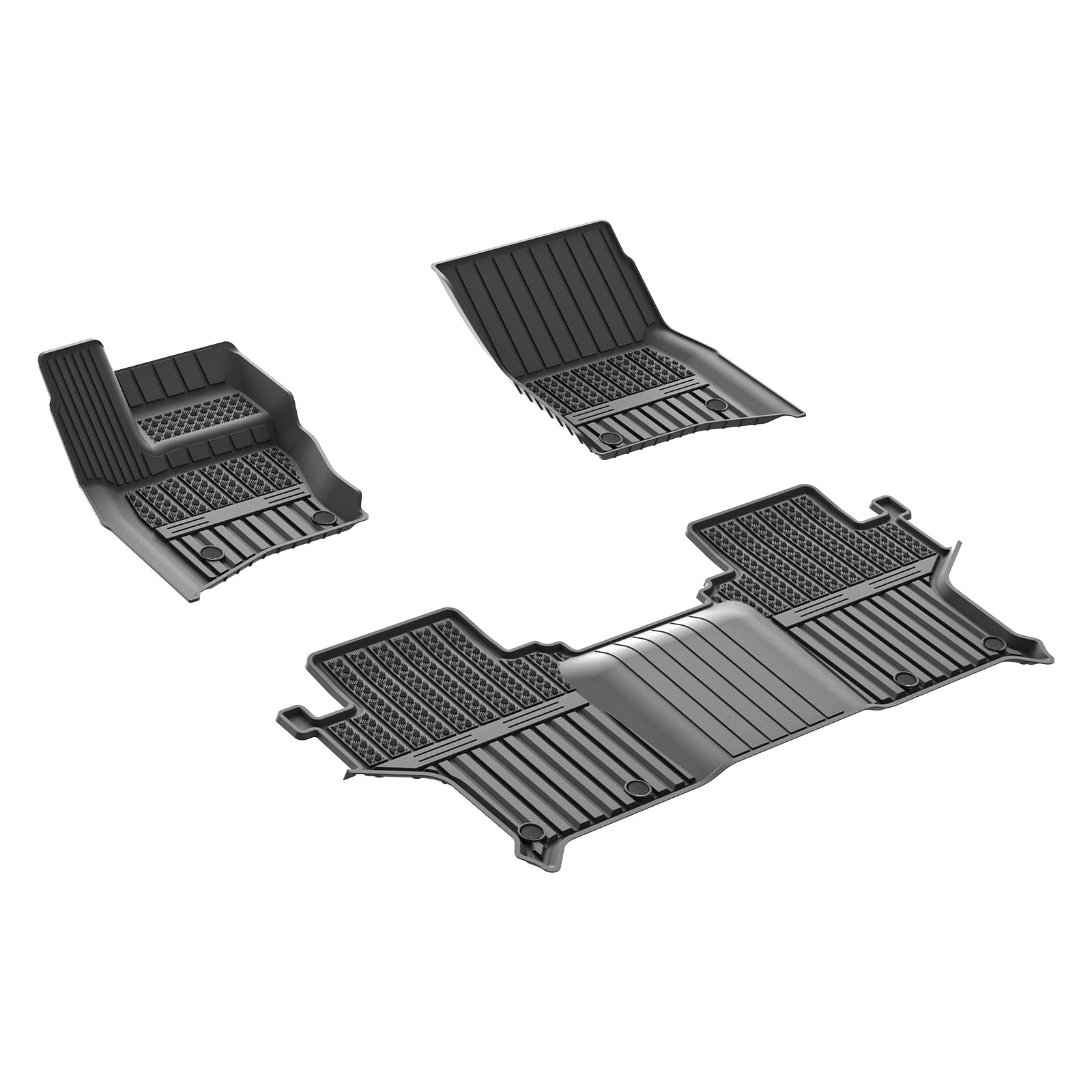 3W Floor Mats For Range Rove Defender 90 2020-2024 2025 Tpe All Weather Custom Fit Floor Liner For Range Rove Defender 90 1St An