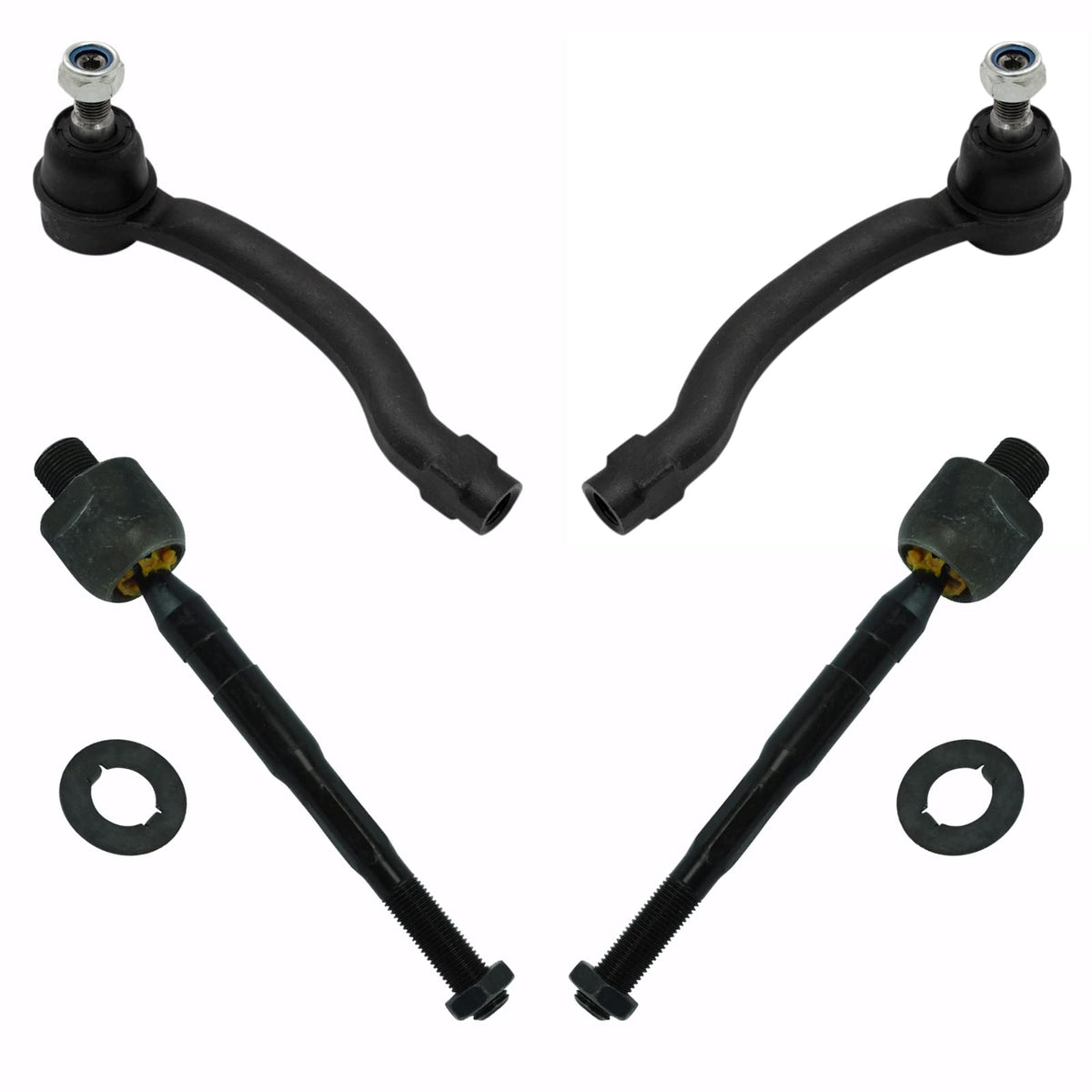 Trq Front Tie Rod Set Compatible With 2009-2015 Honda Pilot