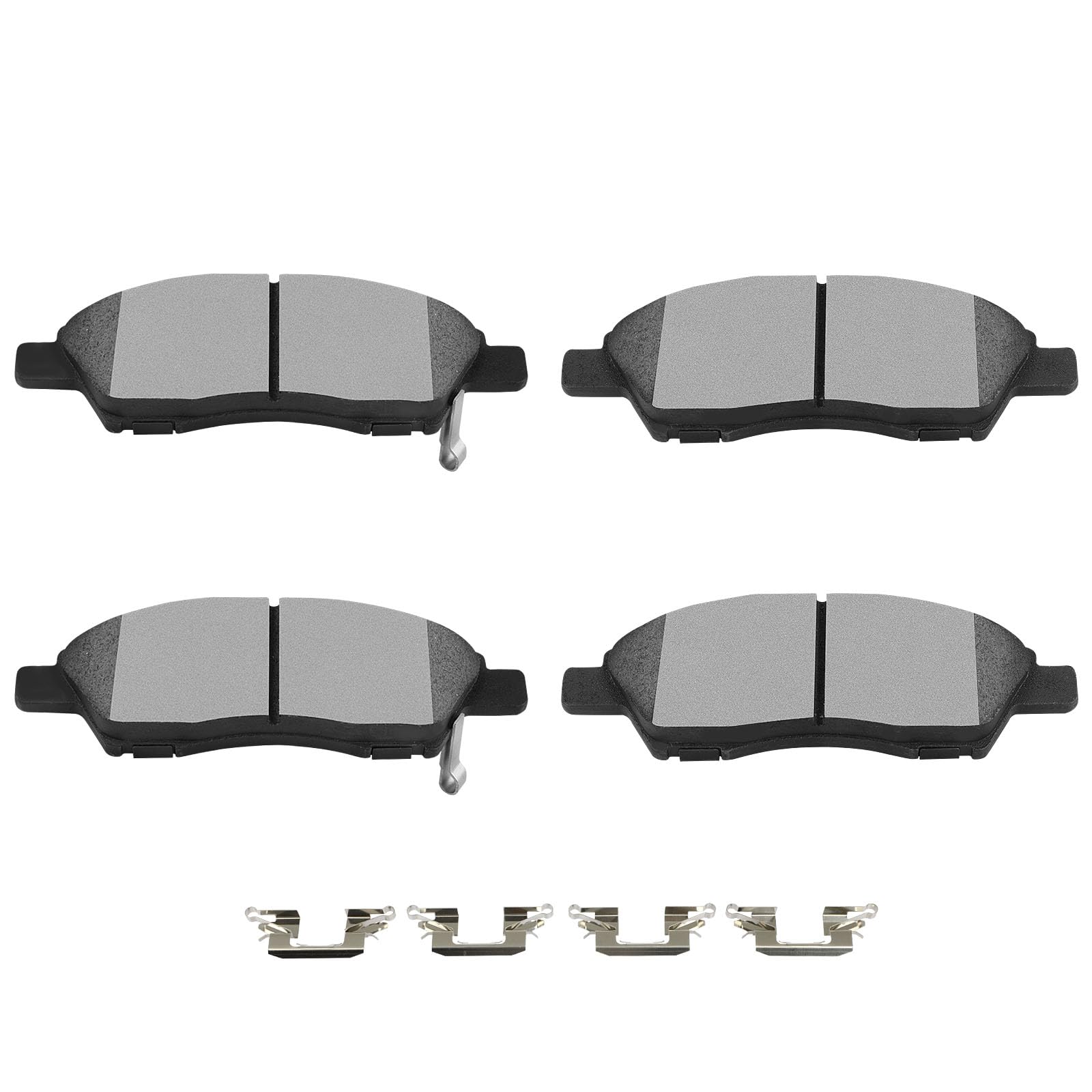 Scitoo Front Disc Brake Pad Set 4Pcs W/Hardware Fit For Nissan For Versa 2012-2019,For Nissan For Versa Note 2014-2019