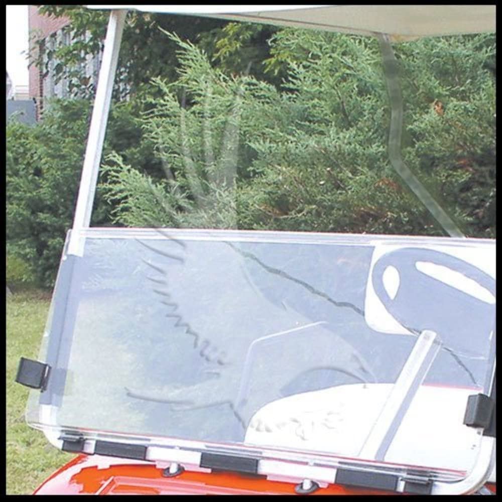 Clear Windshield For Yamaha Golf Cart 1995 Thru 2002 (G14 To G19) -Like New
