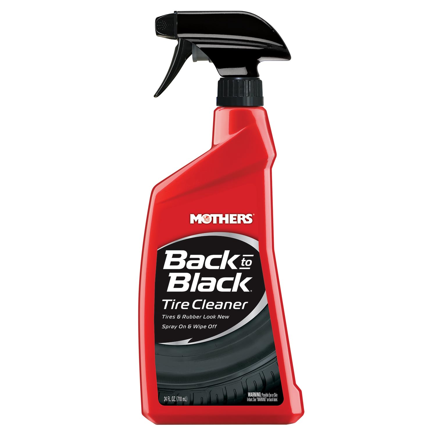 Mothers 09324 Back-To-Black Tire Cleaner, 24 Fl. Oz.